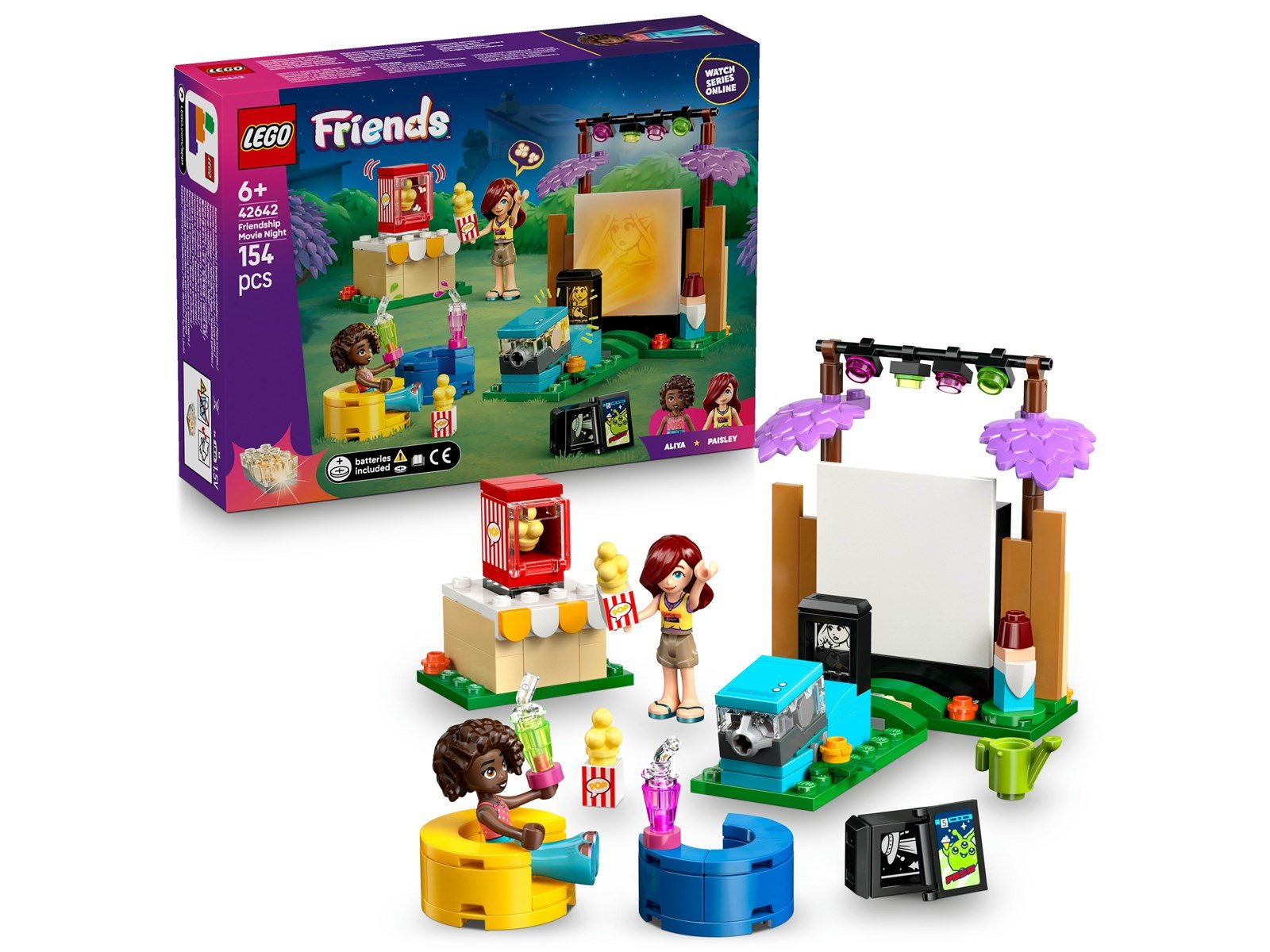LEGO Friends 42642 Filmabend mit Freunden