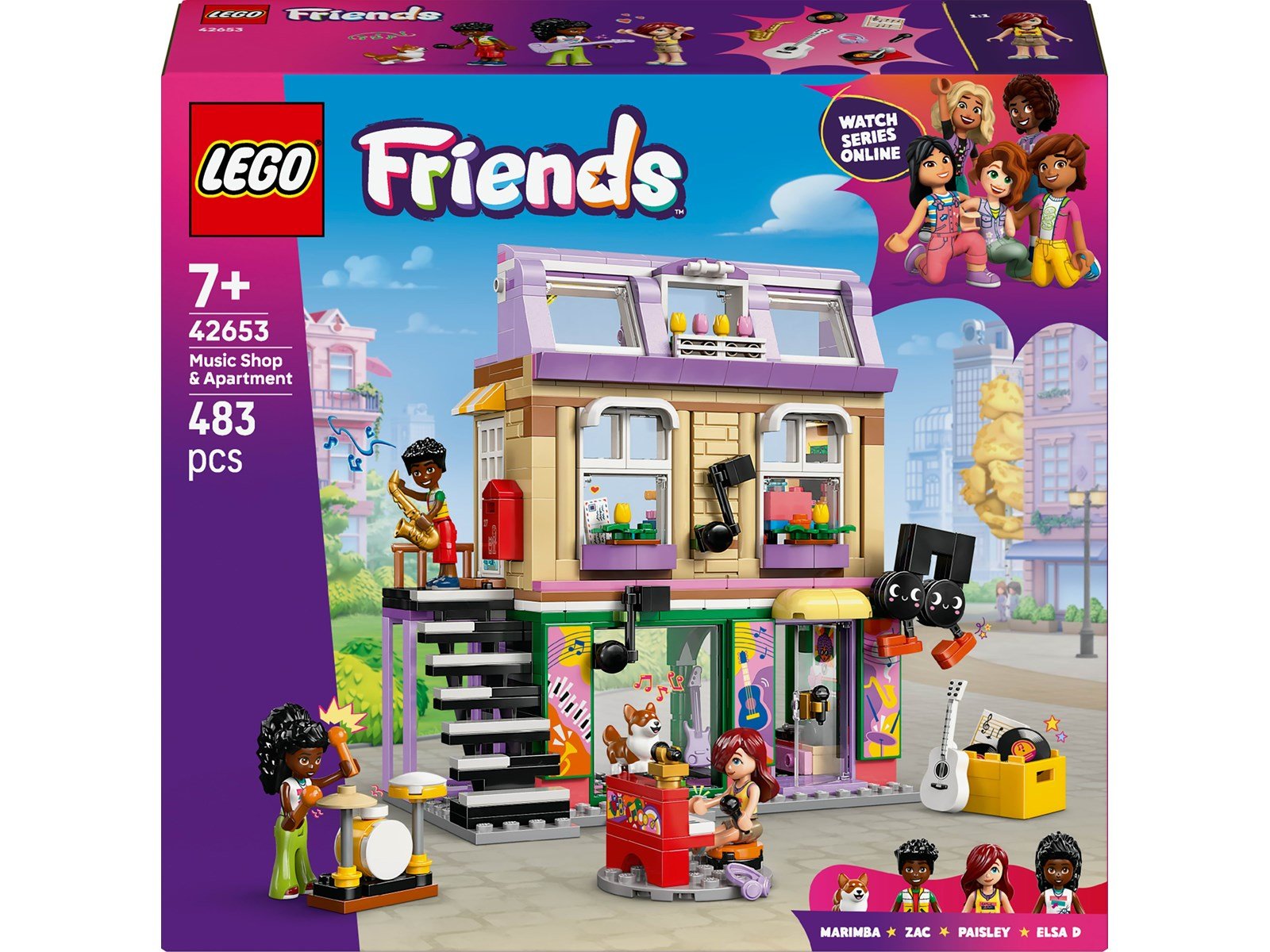 LEGO Friends 42653 Musikladen & Wohnung