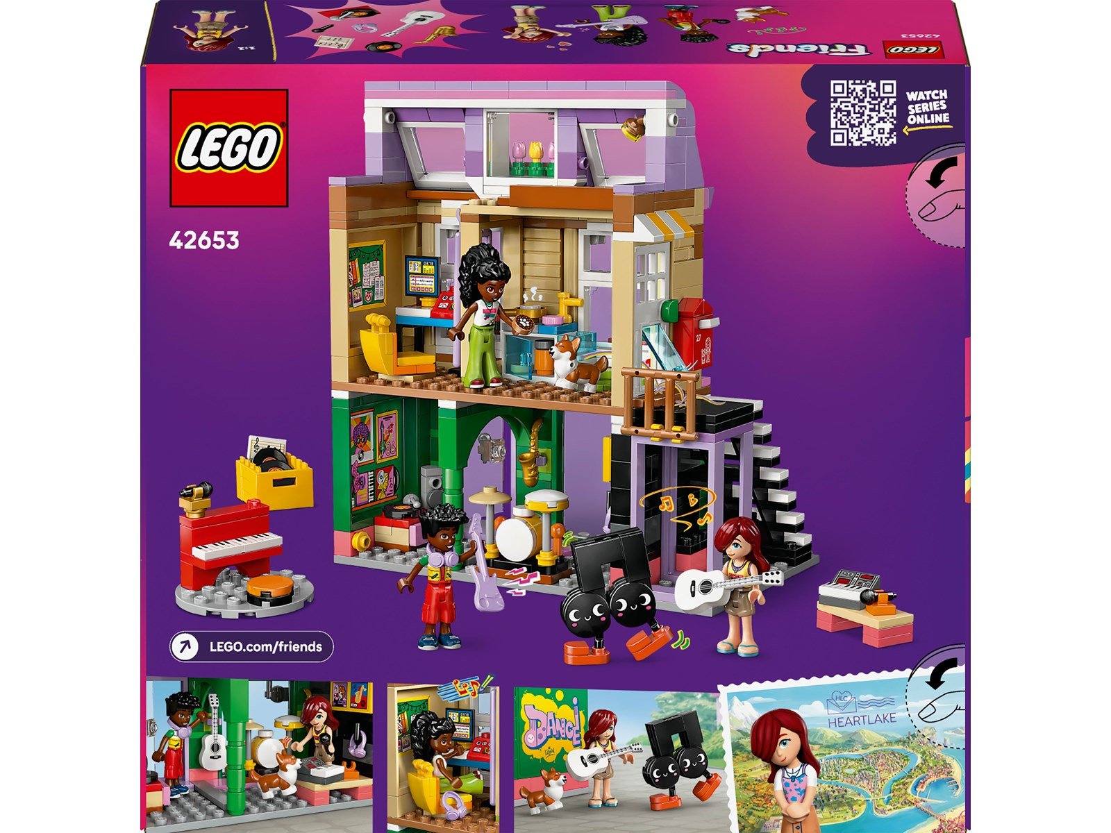 LEGO Friends 42653 Musikladen & Wohnung
