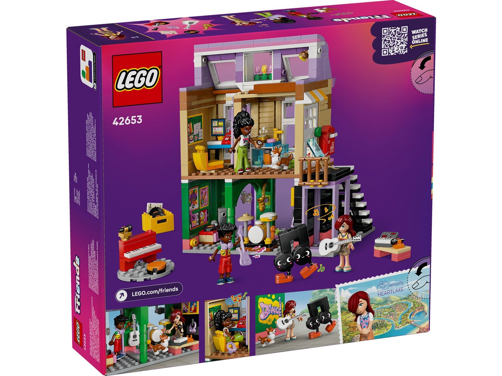 LEGO Friends 42653 Musikladen & Wohnung