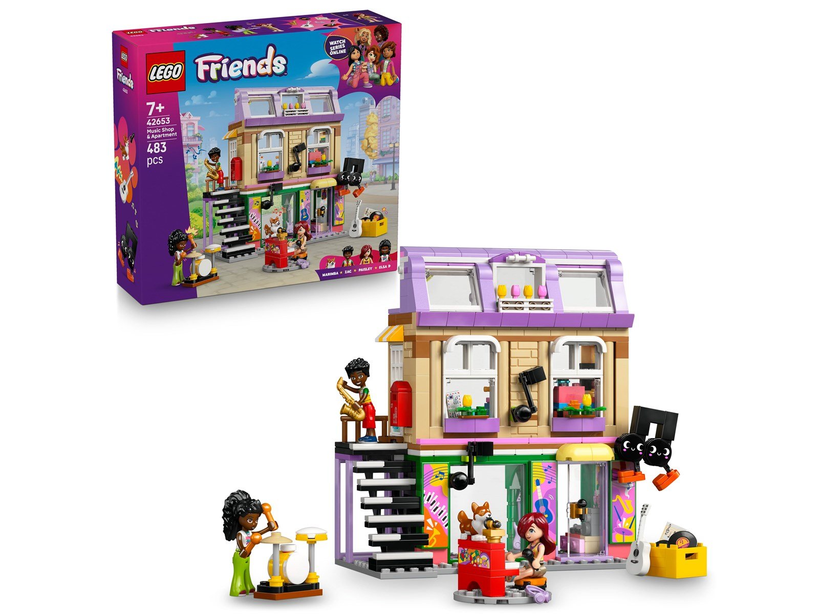 LEGO Friends 42653 Musikladen & Wohnung