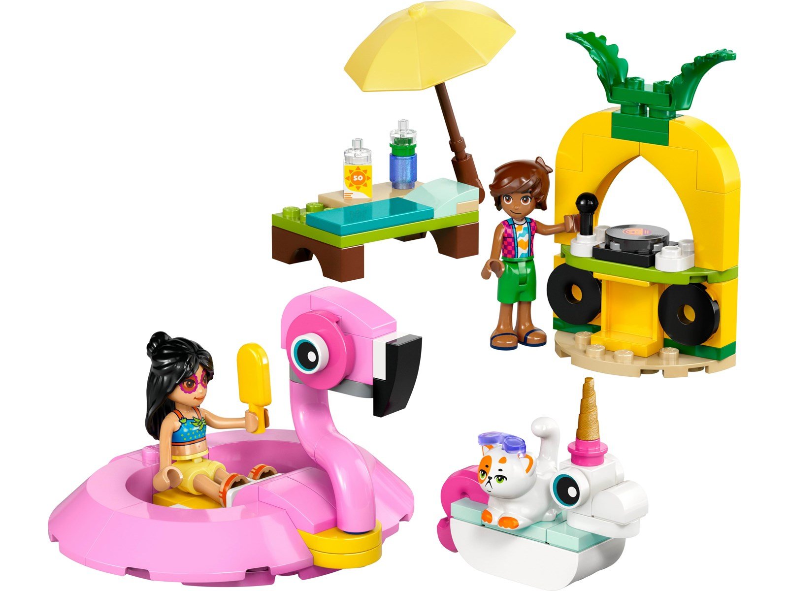 LEGO Classic 42658 Poolparty mit Einhorn und Flamingo
