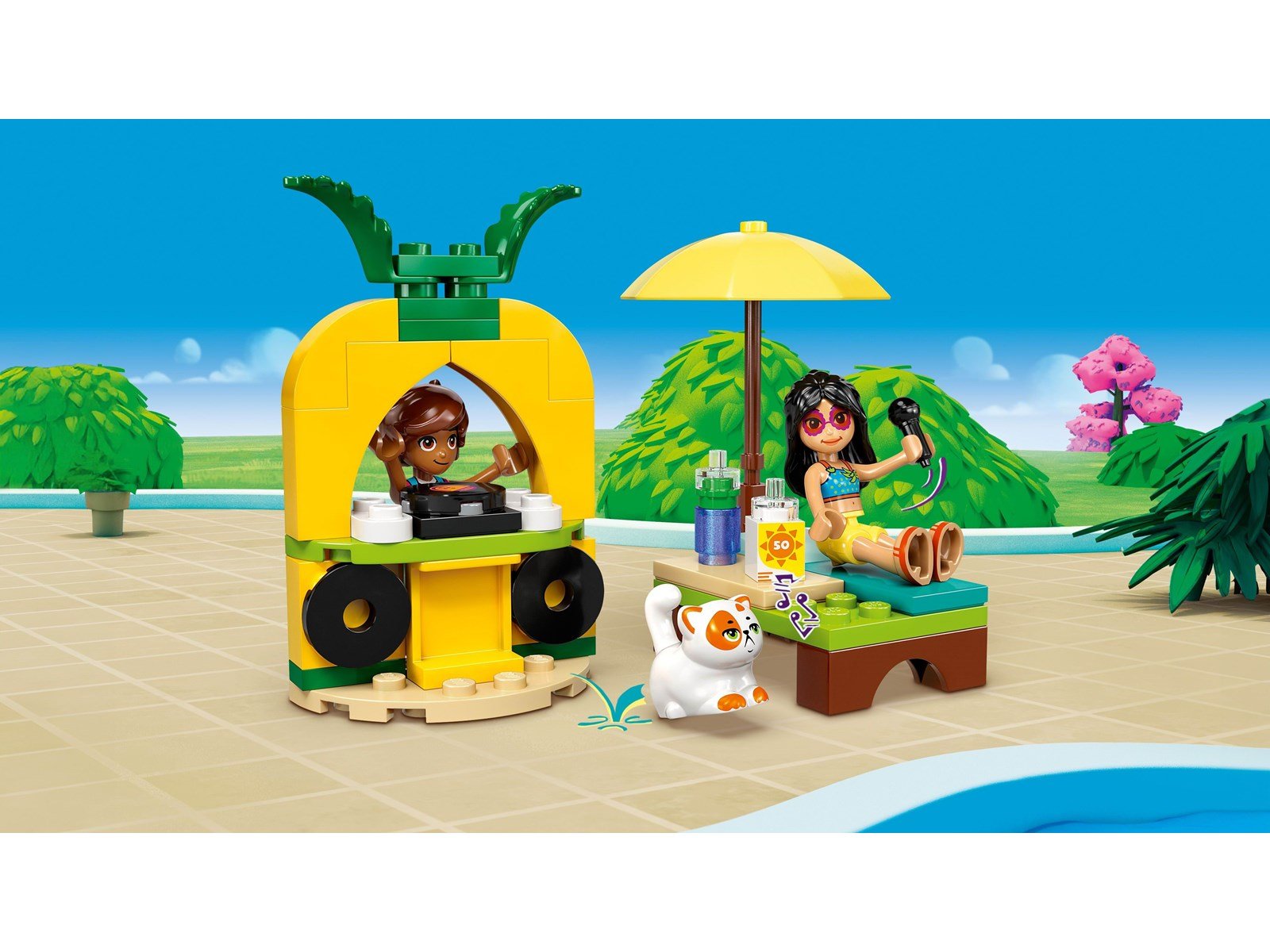 LEGO Classic 42658 Poolparty mit Einhorn und Flamingo
