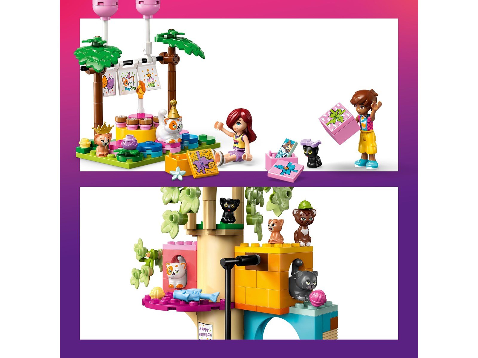 LEGO Friends 42666 Katzengeburtstagsparty & Baumhaus