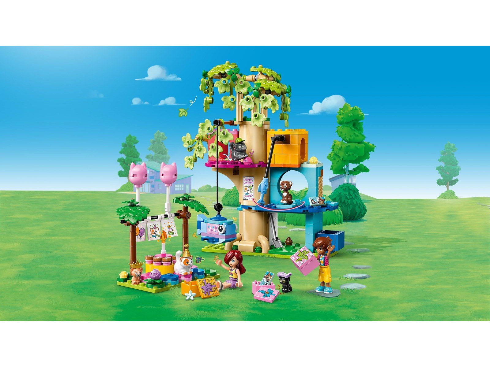 LEGO Friends 42666 Katzengeburtstagsparty & Baumhaus