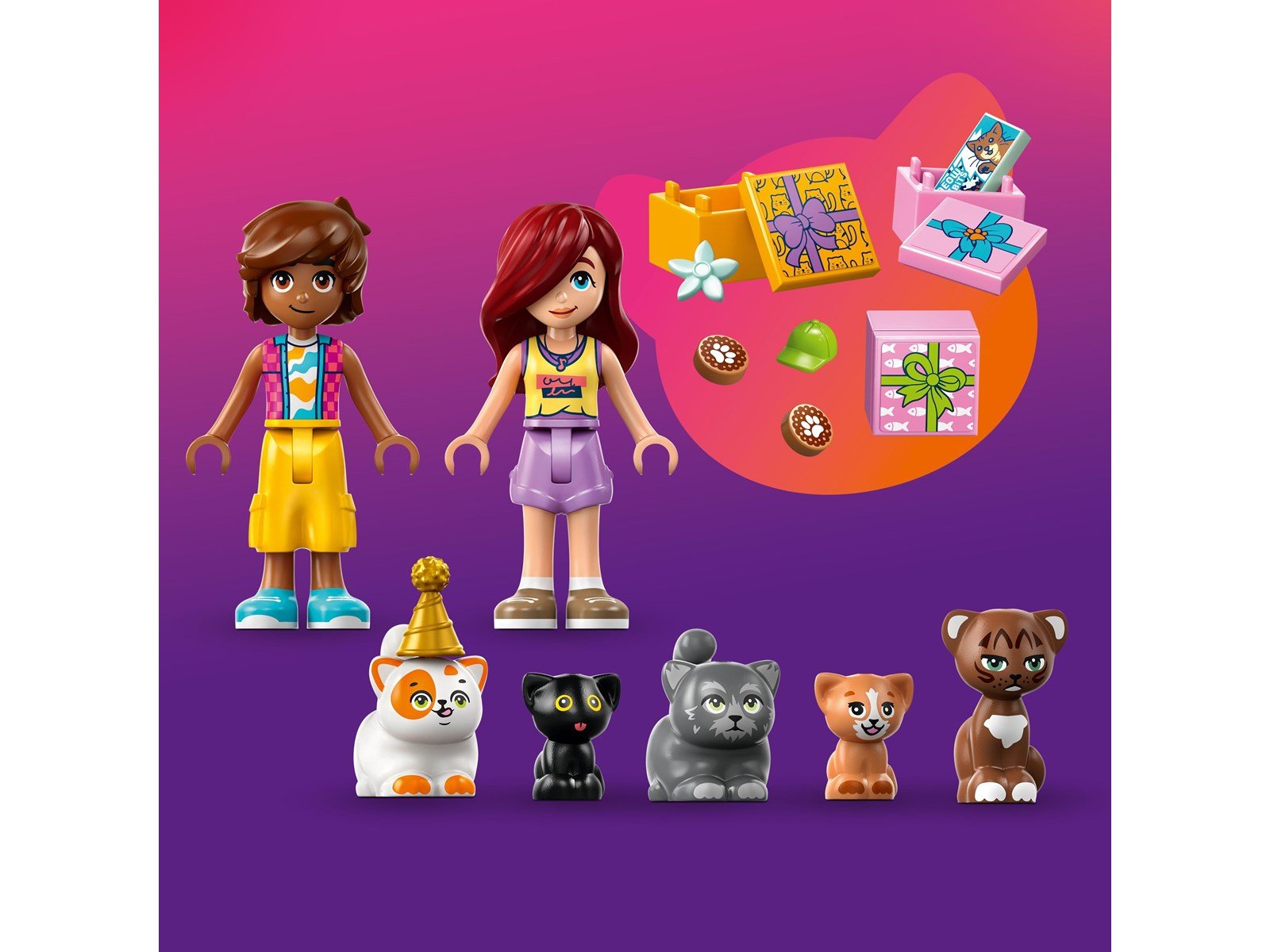 LEGO Friends 42666 Katzengeburtstagsparty & Baumhaus