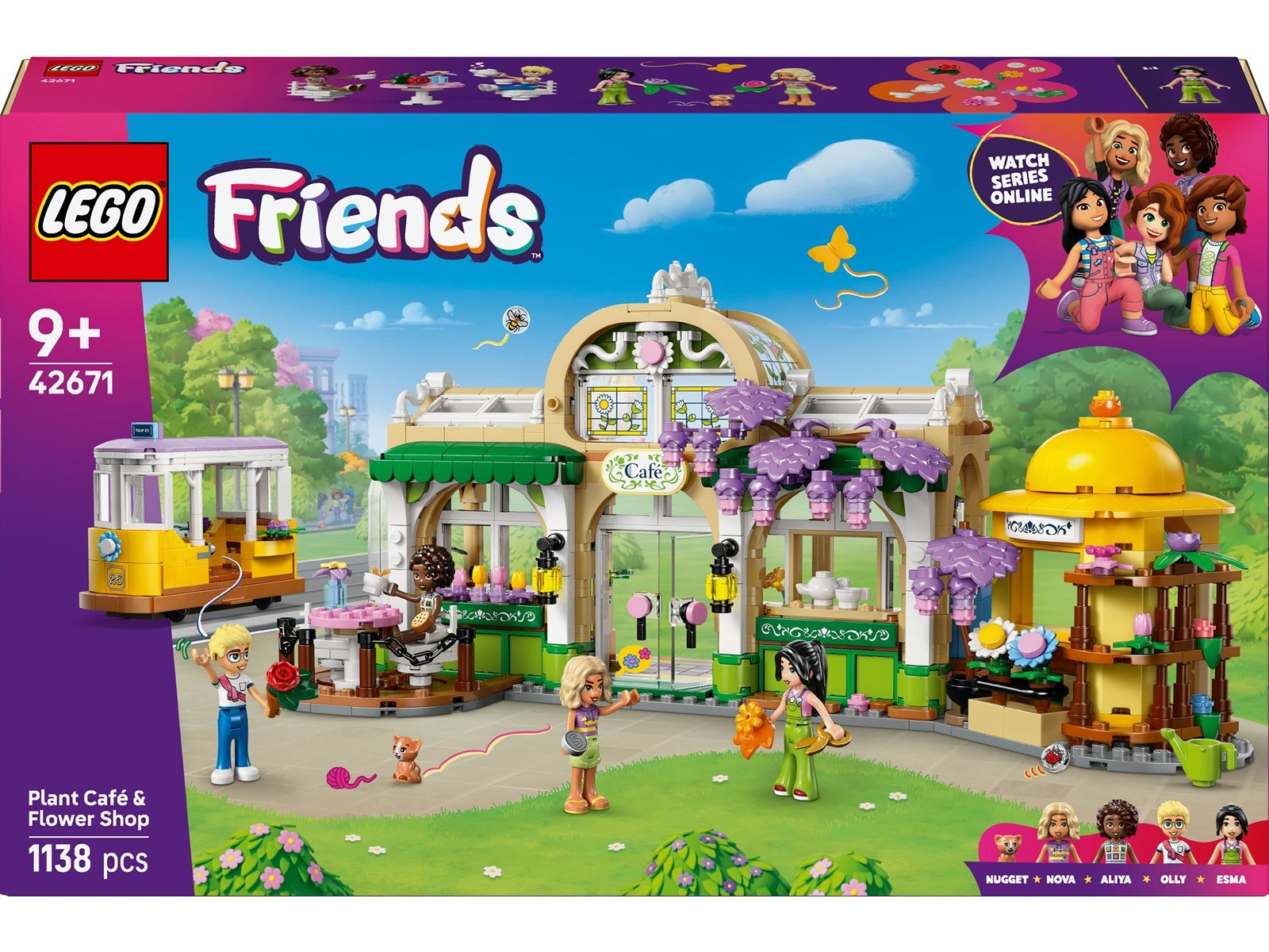 LEGO Friends 42671 Pflanzencafé und Blumenkiosk