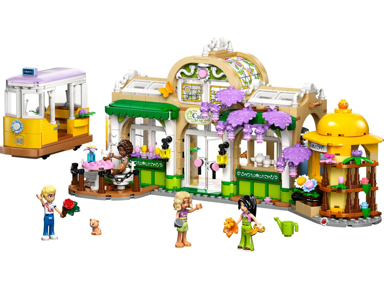 LEGO Friends 42671 Pflanzencafé und Blumenkiosk
