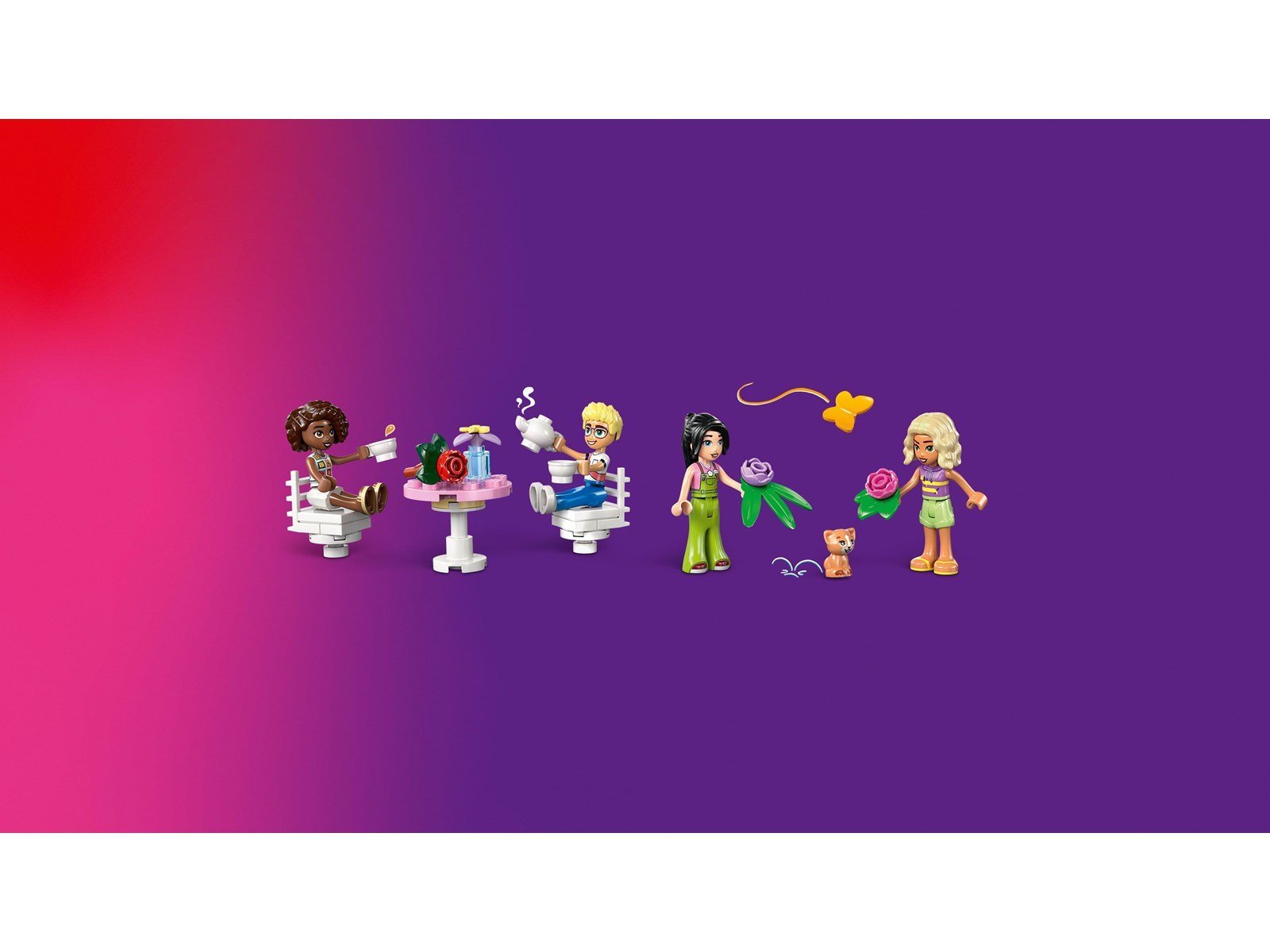 LEGO Friends 42671 Pflanzencafé und Blumenkiosk