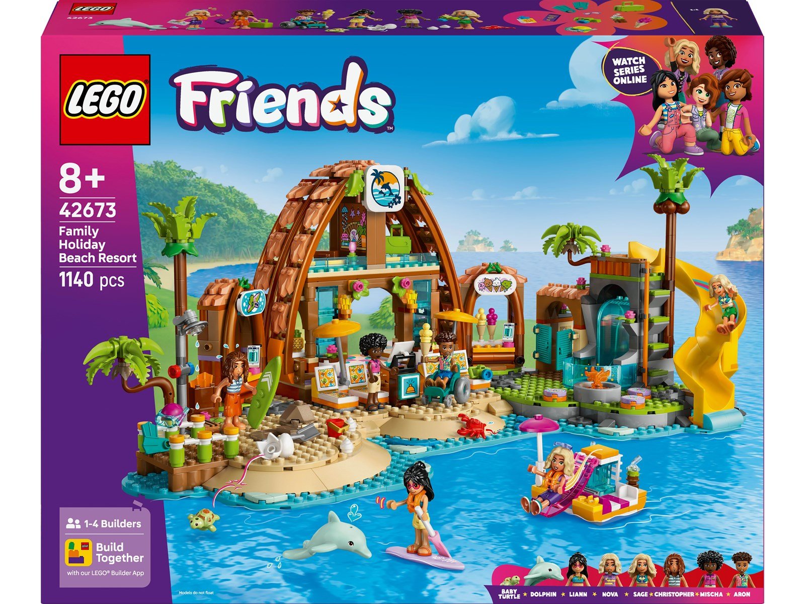 LEGO Friends 42673 Familienurlaub im Strandresort