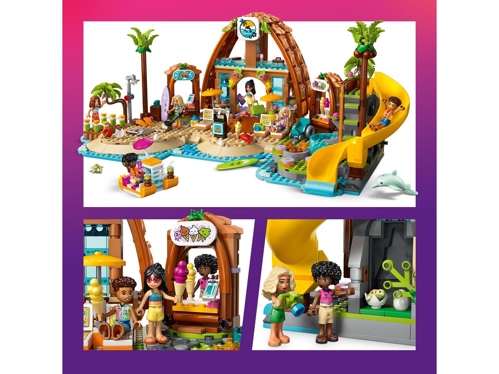 LEGO Friends 42673 Familienurlaub im Strandresort