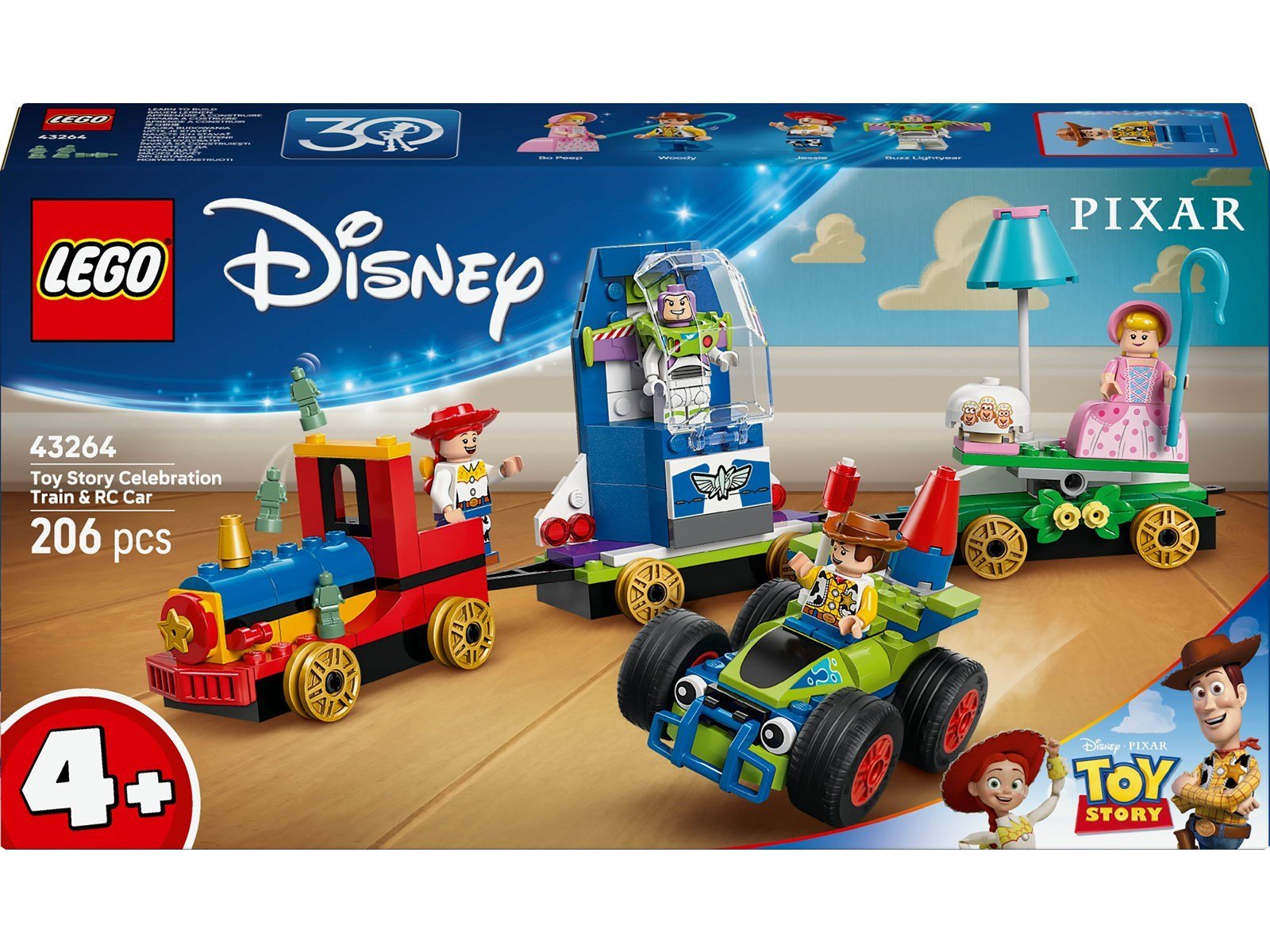 LEGO Disney 43264 Partyzug und das Auto RC aus Toy Story