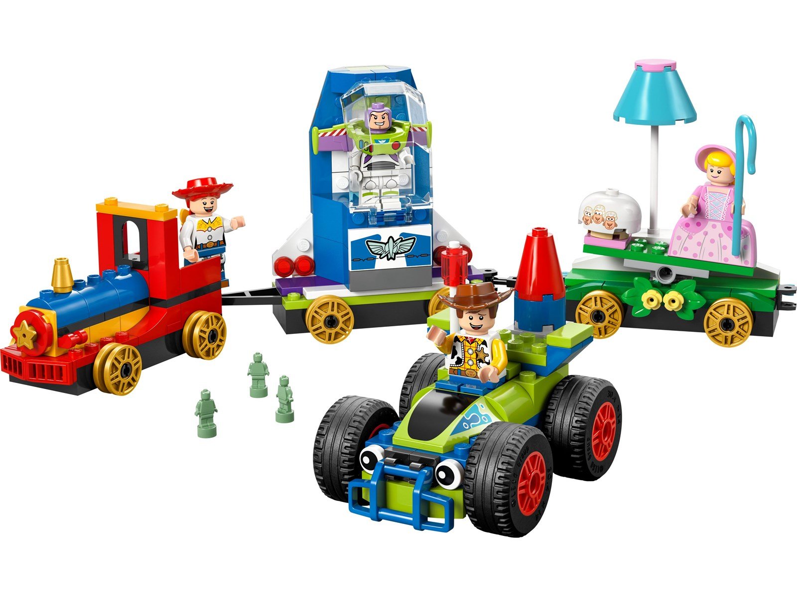 LEGO Disney 43264 Partyzug und das Auto RC aus Toy Story