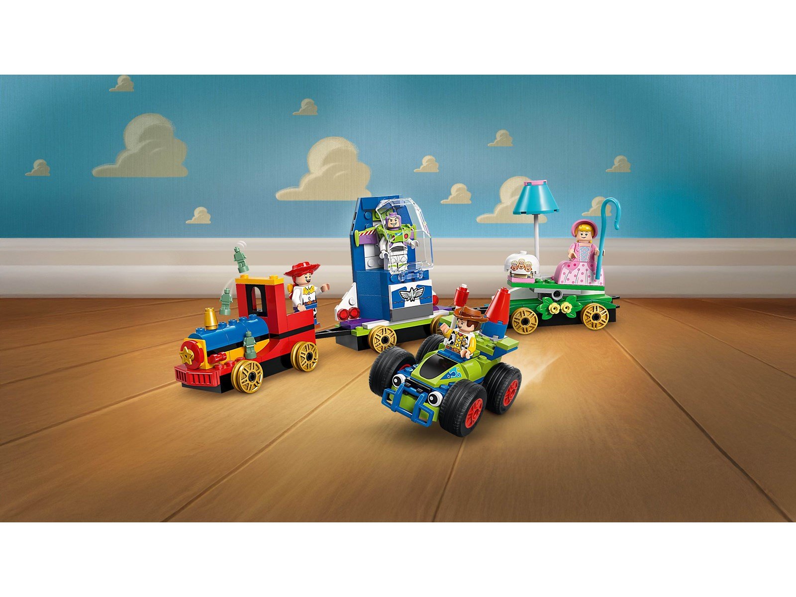 LEGO Disney 43264 Partyzug und das Auto RC aus Toy Story