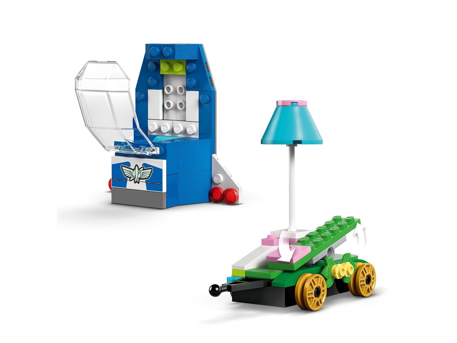 LEGO Disney 43264 Partyzug und das Auto RC aus Toy Story