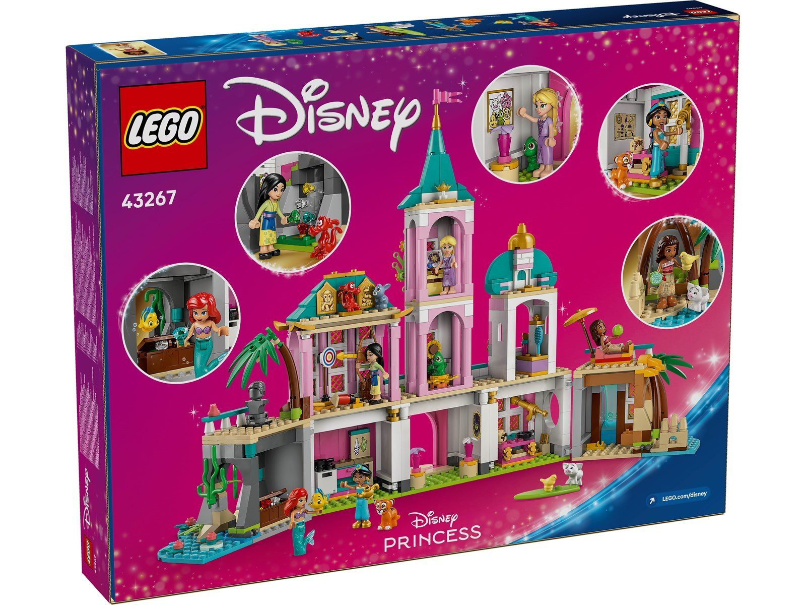 LEGO Disney 43267 Prinzessinnenschloss mit Haustieren