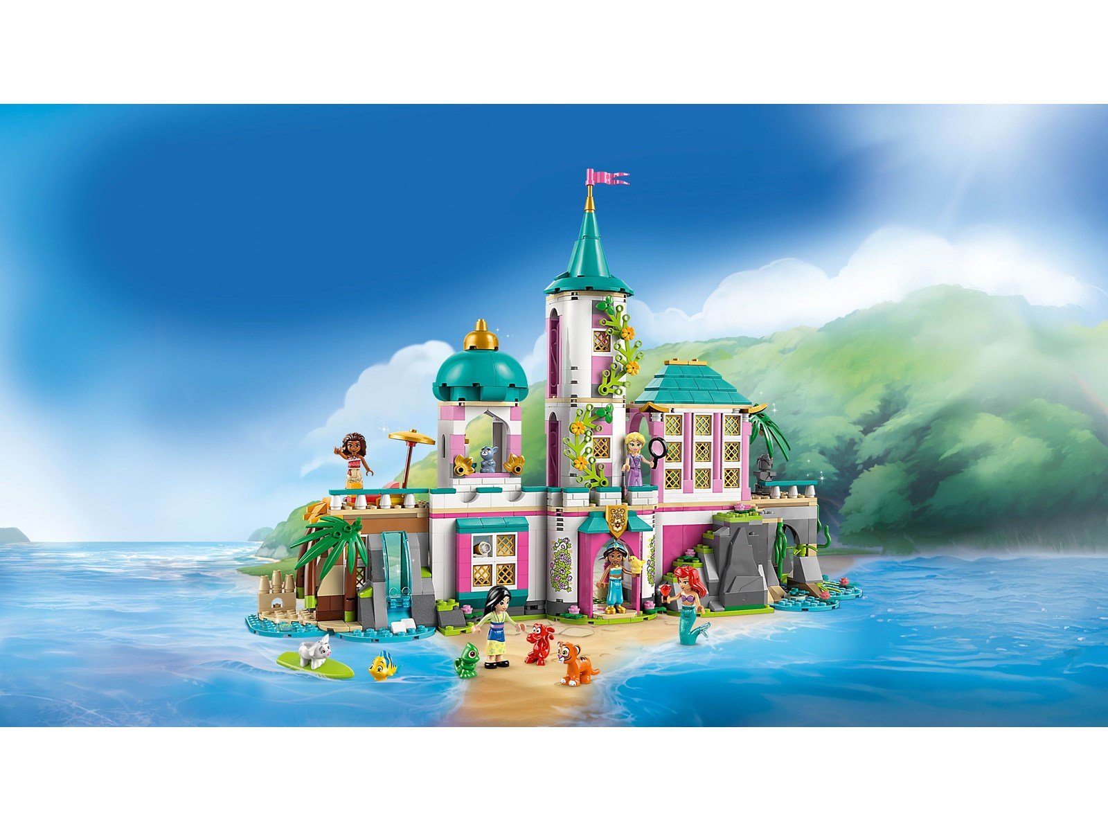 LEGO Disney 43267 Prinzessinnenschloss mit Haustieren