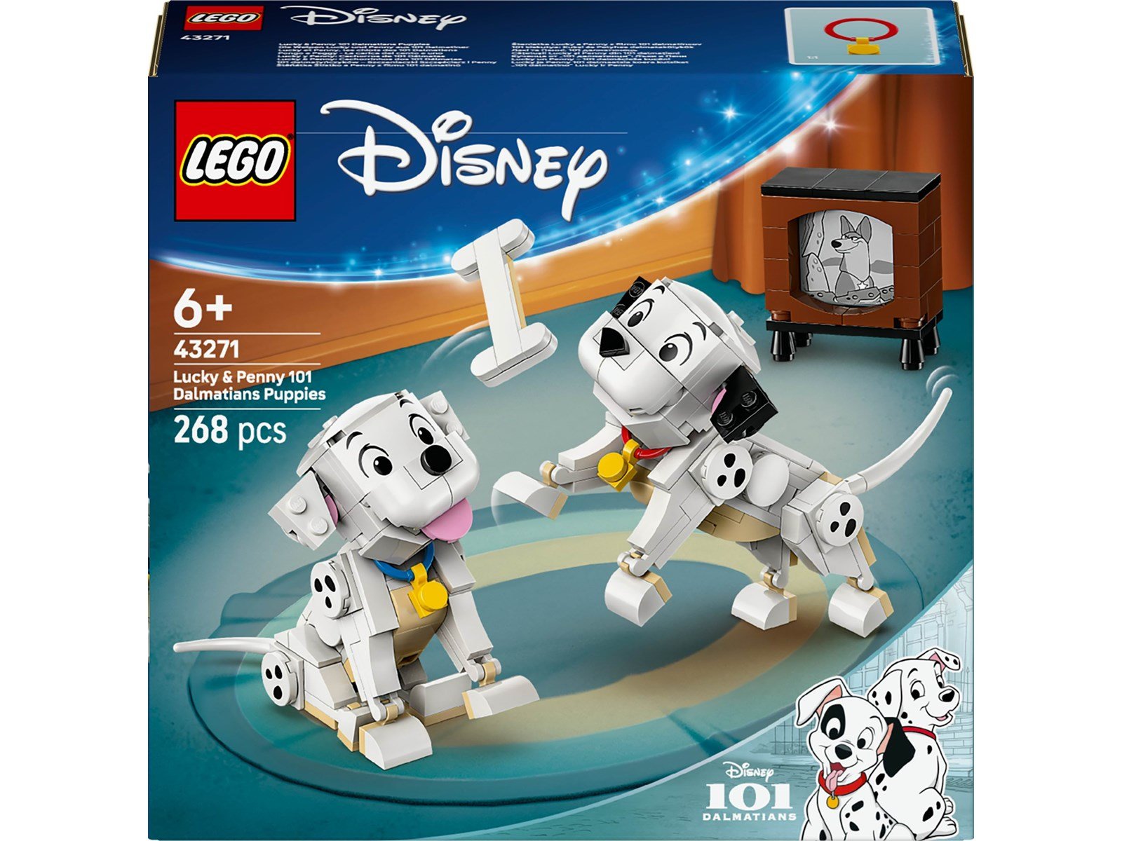 LEGO Disney 43271 Die Welpen Lucky und Penny aus 101 Dalmatiner