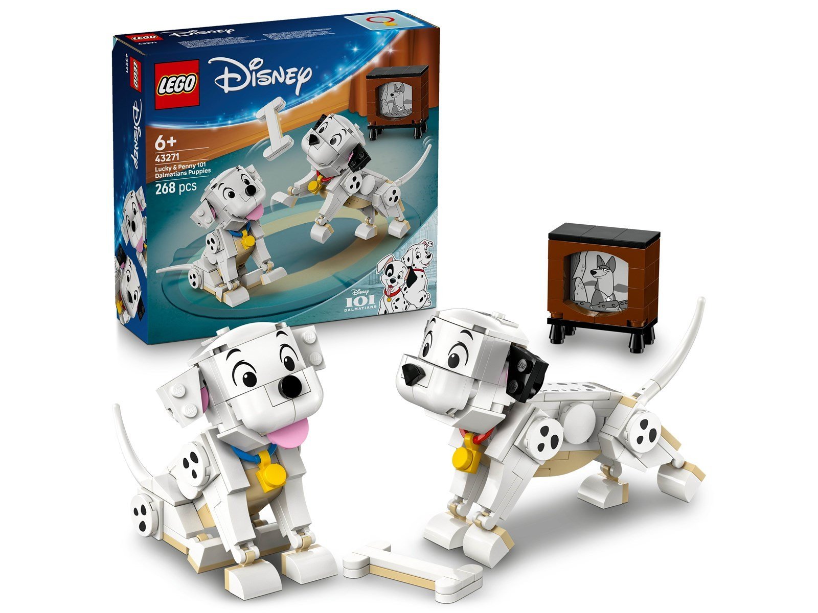 LEGO Disney 43271 Die Welpen Lucky und Penny aus 101 Dalmatiner