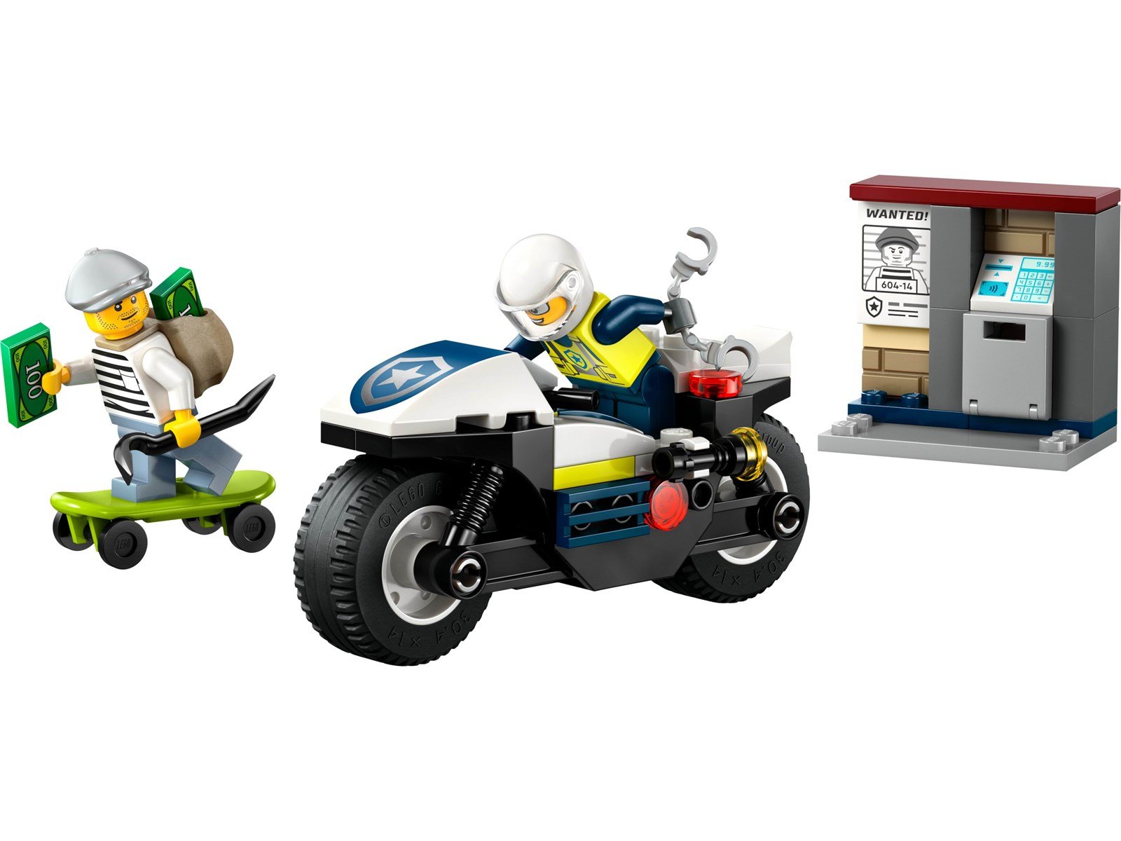LEGO City 60455 Verfolgungsjagd mit dem Polizeimotorrad