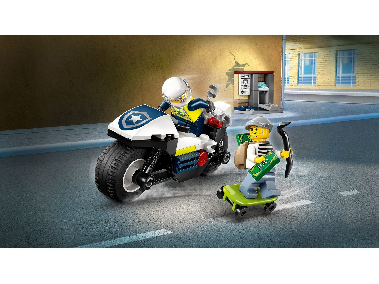 LEGO City 60455 Verfolgungsjagd mit dem Polizeimotorrad