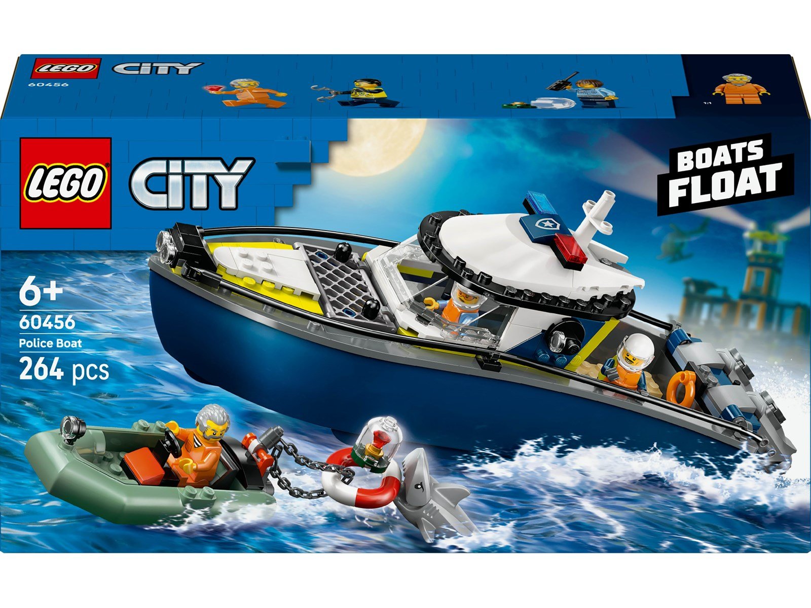 LEGO City 60456 Verfolgungsjagd im Polizeiboot