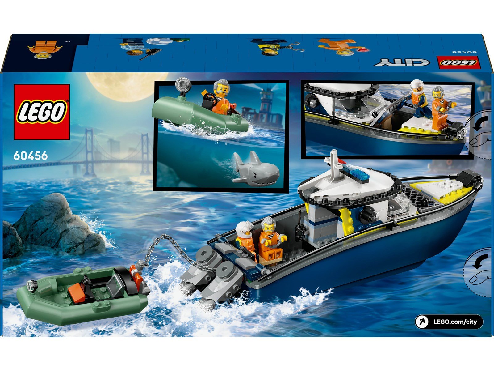 LEGO City 60456 Verfolgungsjagd im Polizeiboot