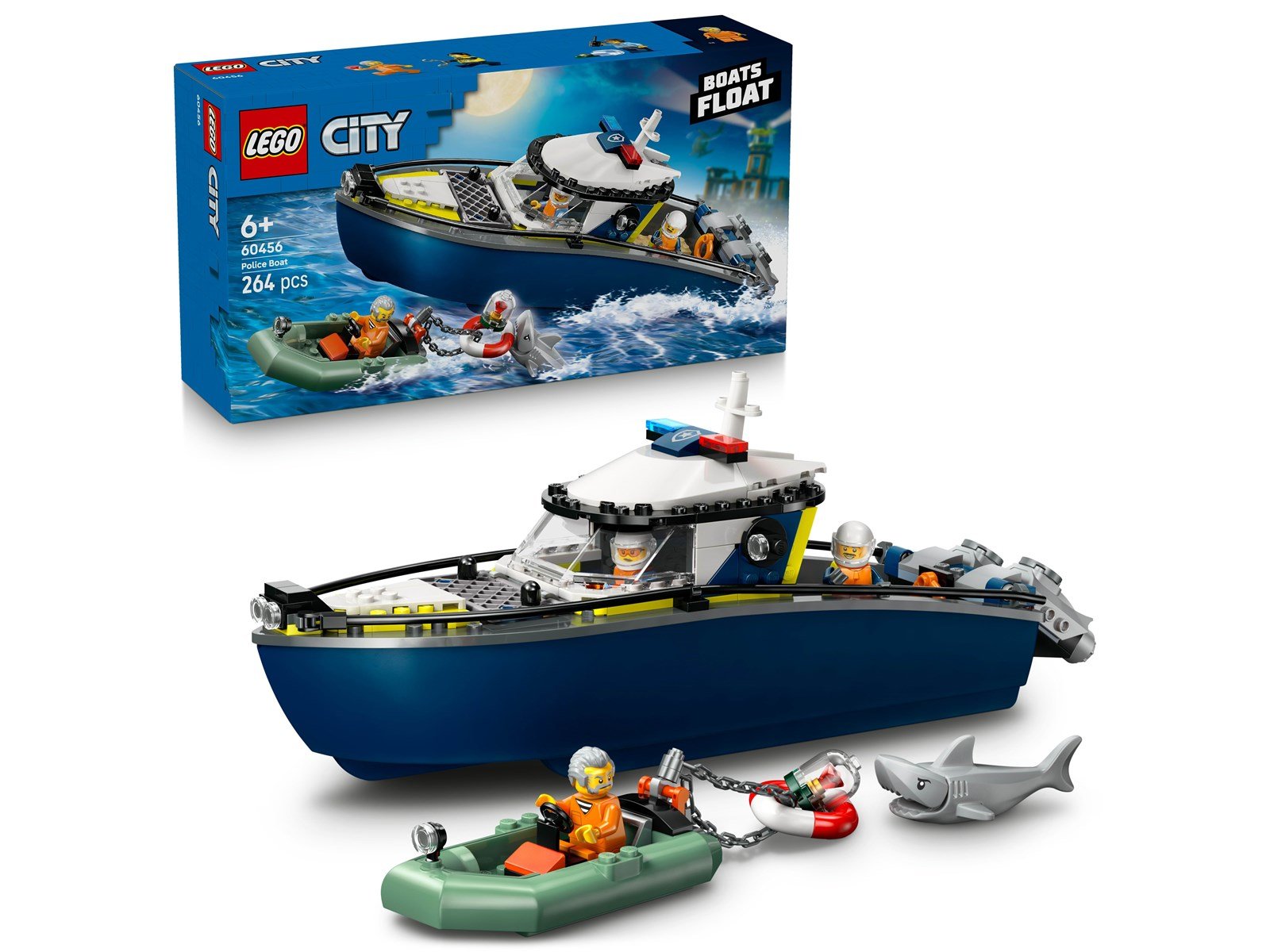 LEGO City 60456 Verfolgungsjagd im Polizeiboot