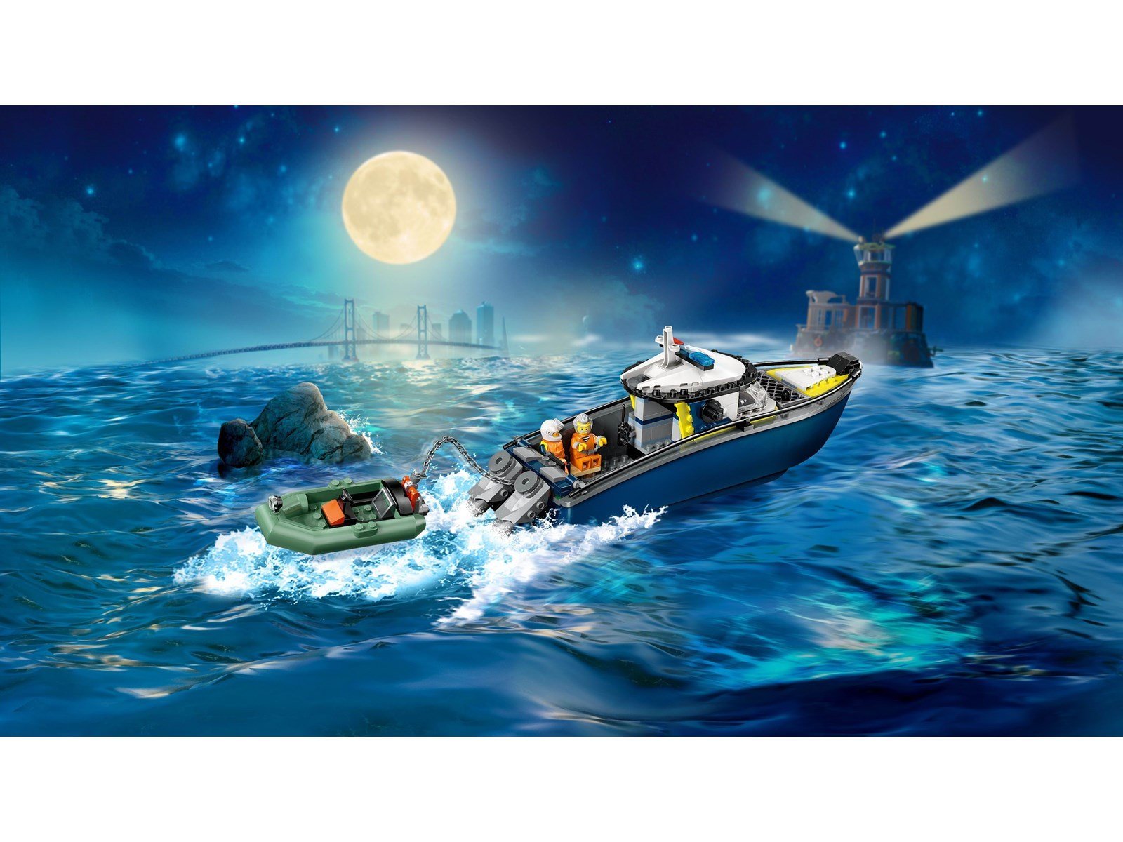 LEGO City 60456 Verfolgungsjagd im Polizeiboot