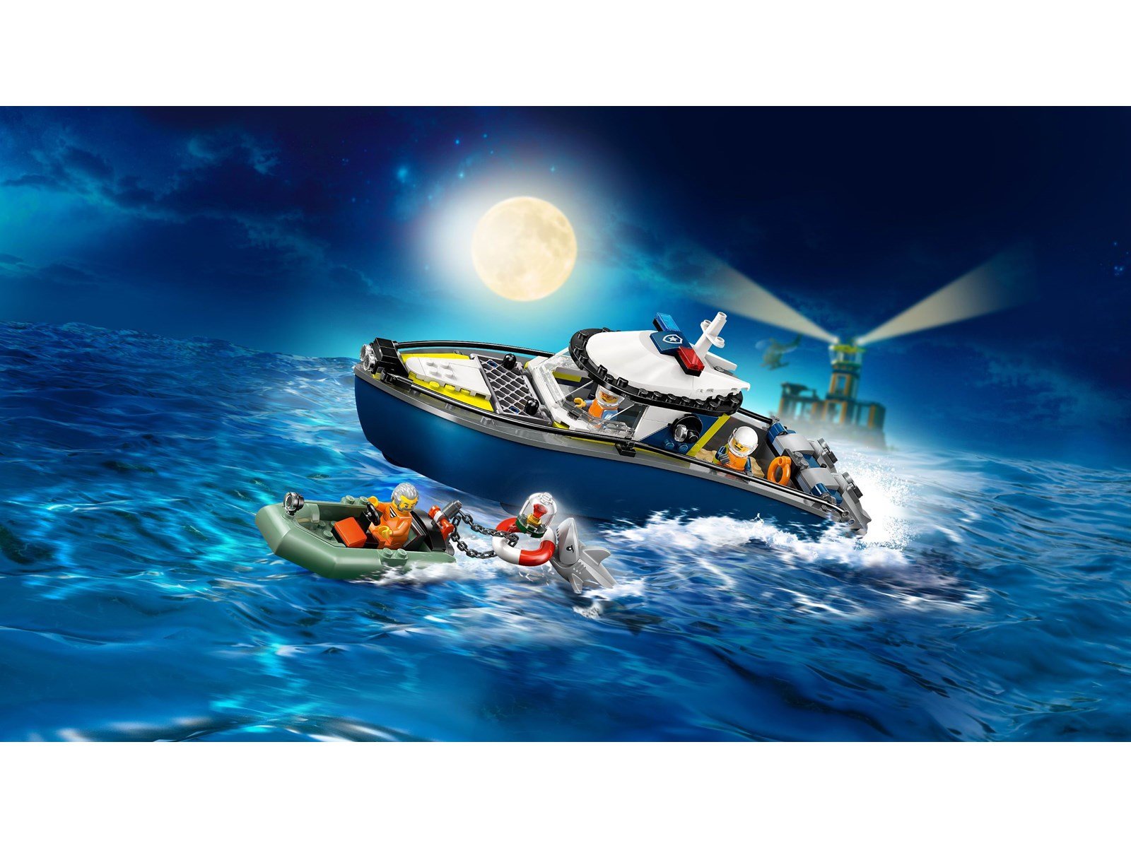 LEGO City 60456 Verfolgungsjagd im Polizeiboot