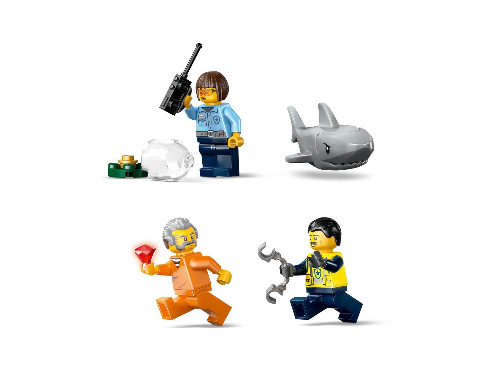 LEGO City 60456 Verfolgungsjagd im Polizeiboot