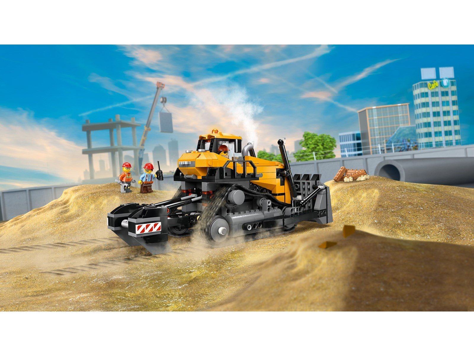 LEGO City 60466 Gelber Bulldozer