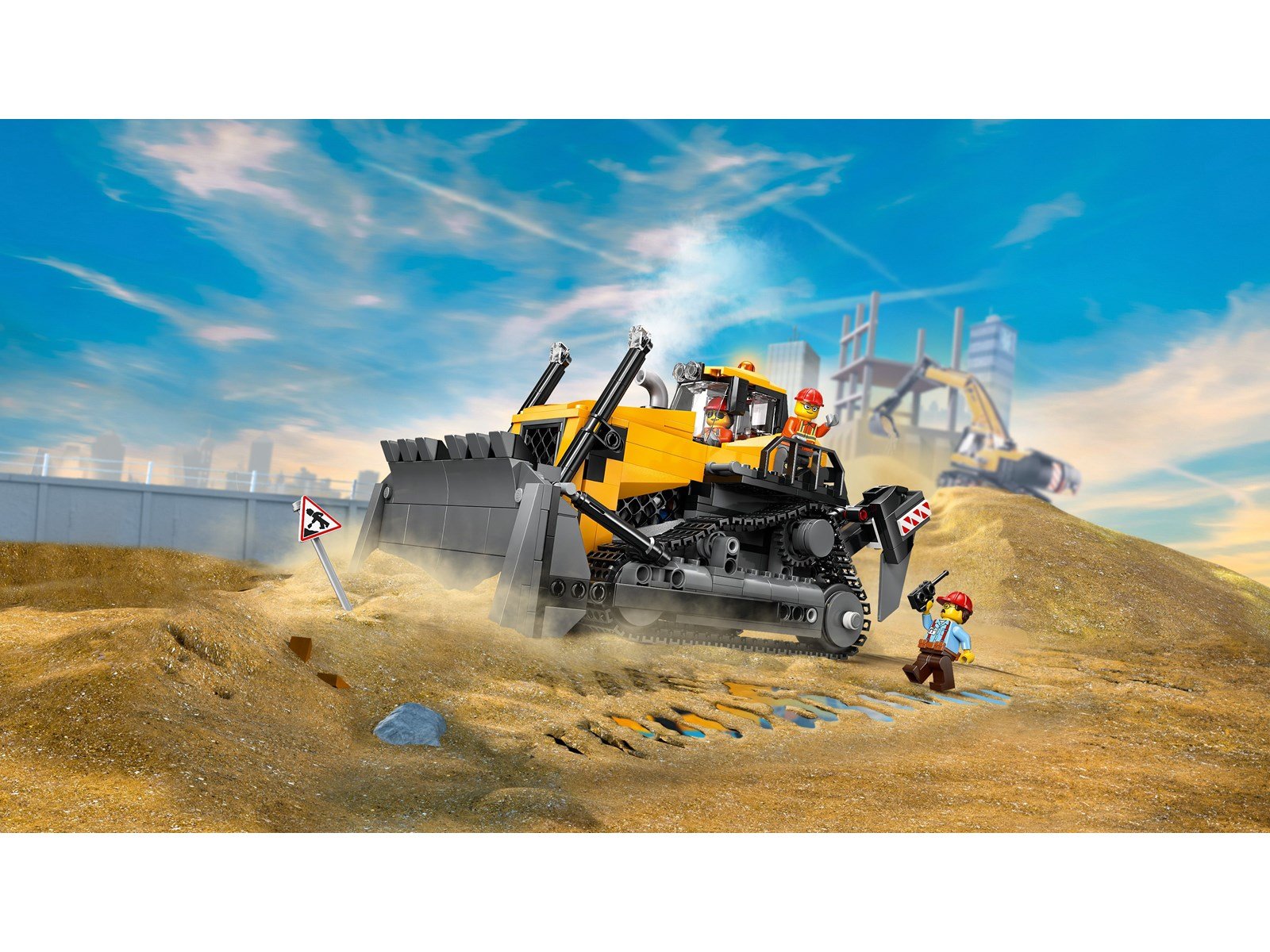 LEGO City 60466 Gelber Bulldozer