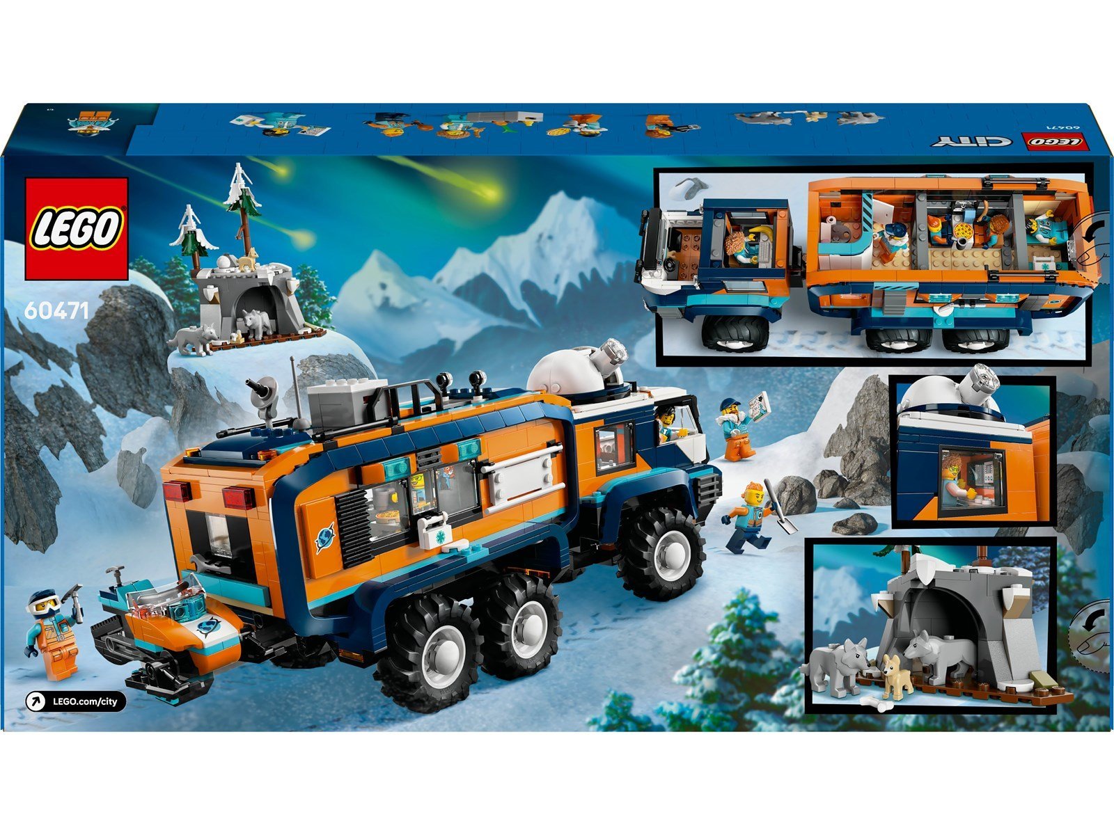 LEGO City 60471 Arktis-Truck mit Labor