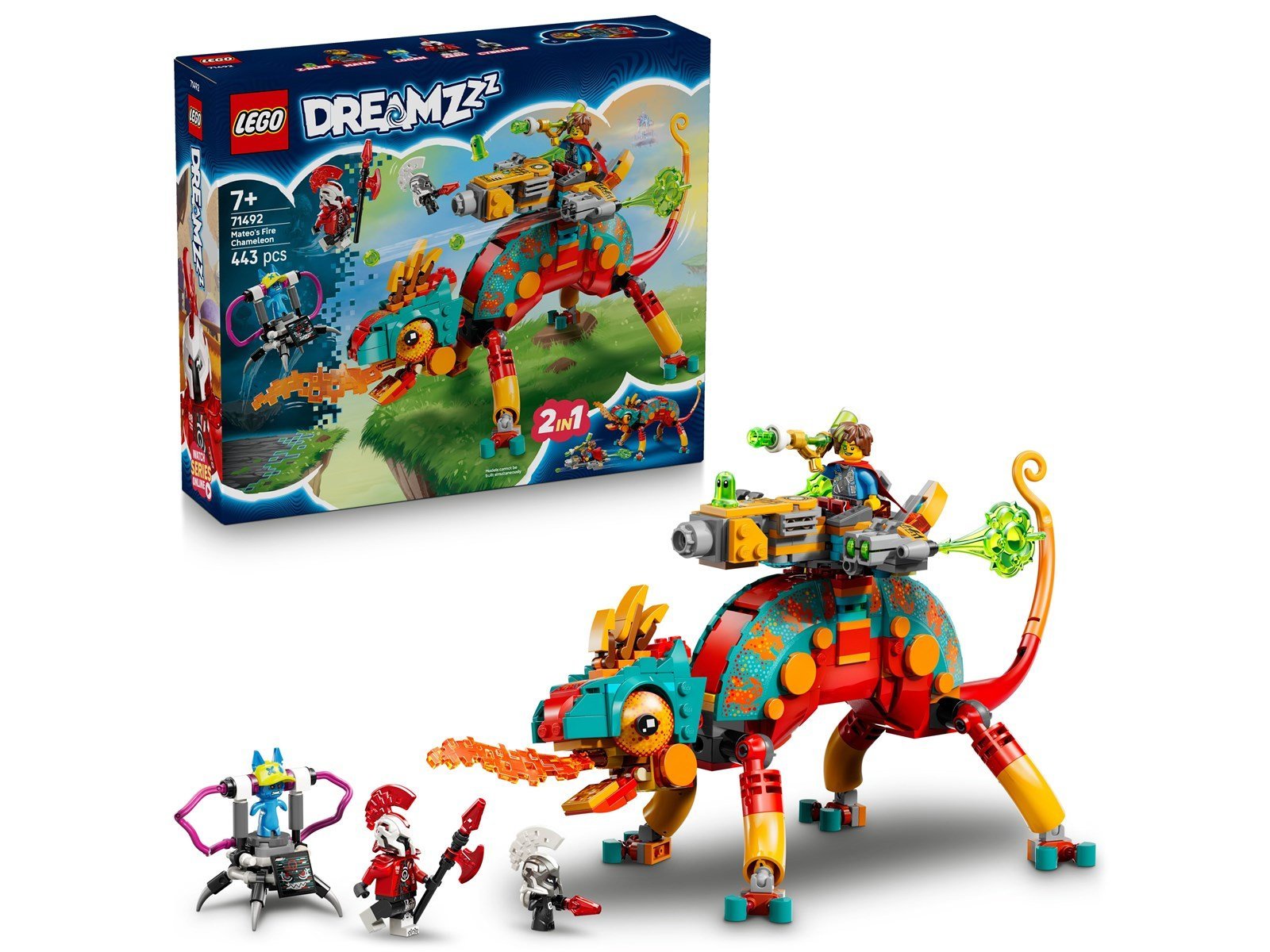 LEGO DREAMZzz 71492 Mateos Feuer-Chamäleon