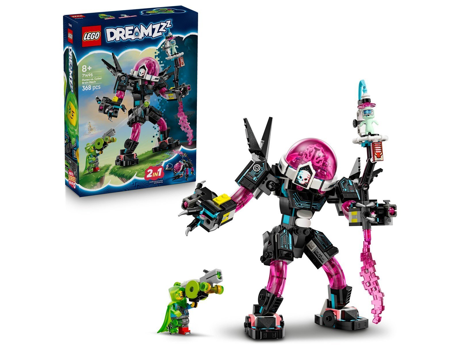 LEGO DREAMZzz 71495 Mateo vs. Cyberhirn-Mech