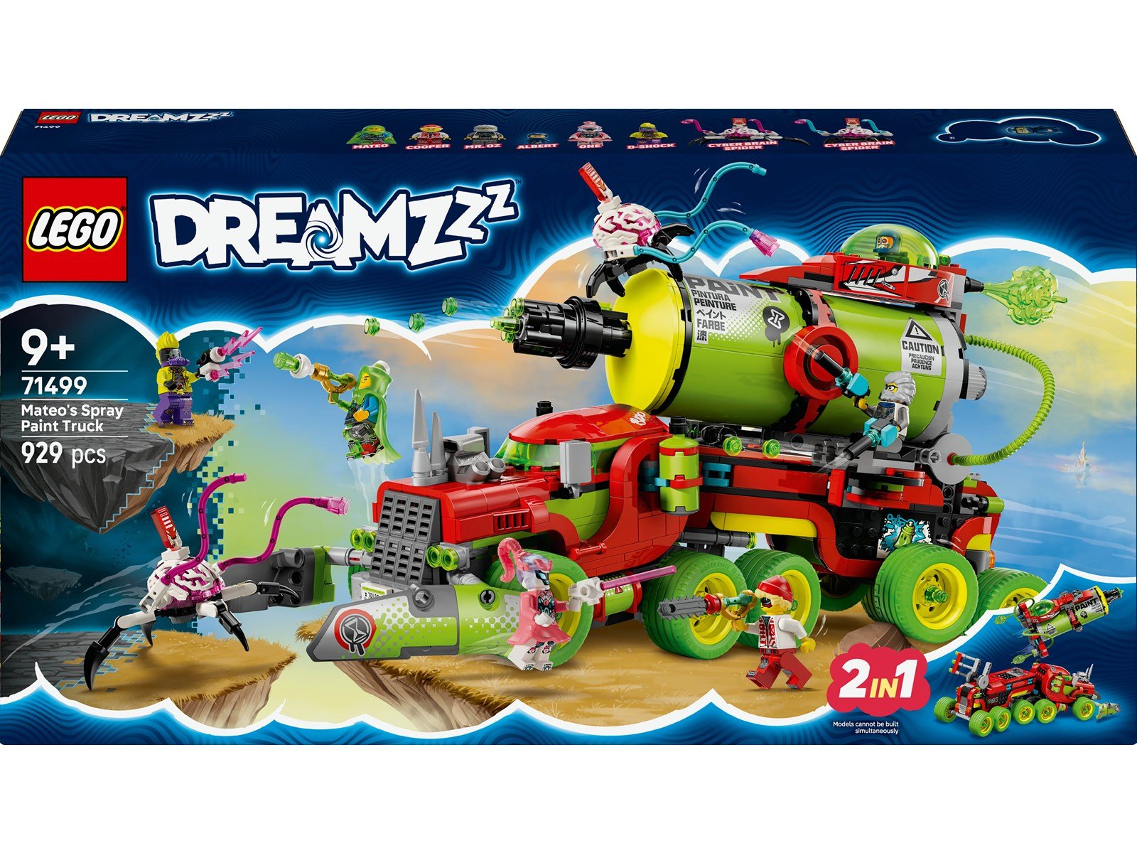 LEGO DREAMZzz 71499 Mateos Sprühdosen-Truck