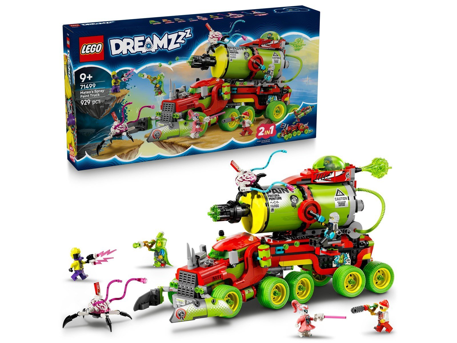 LEGO DREAMZzz 71499 Mateos Sprühdosen-Truck