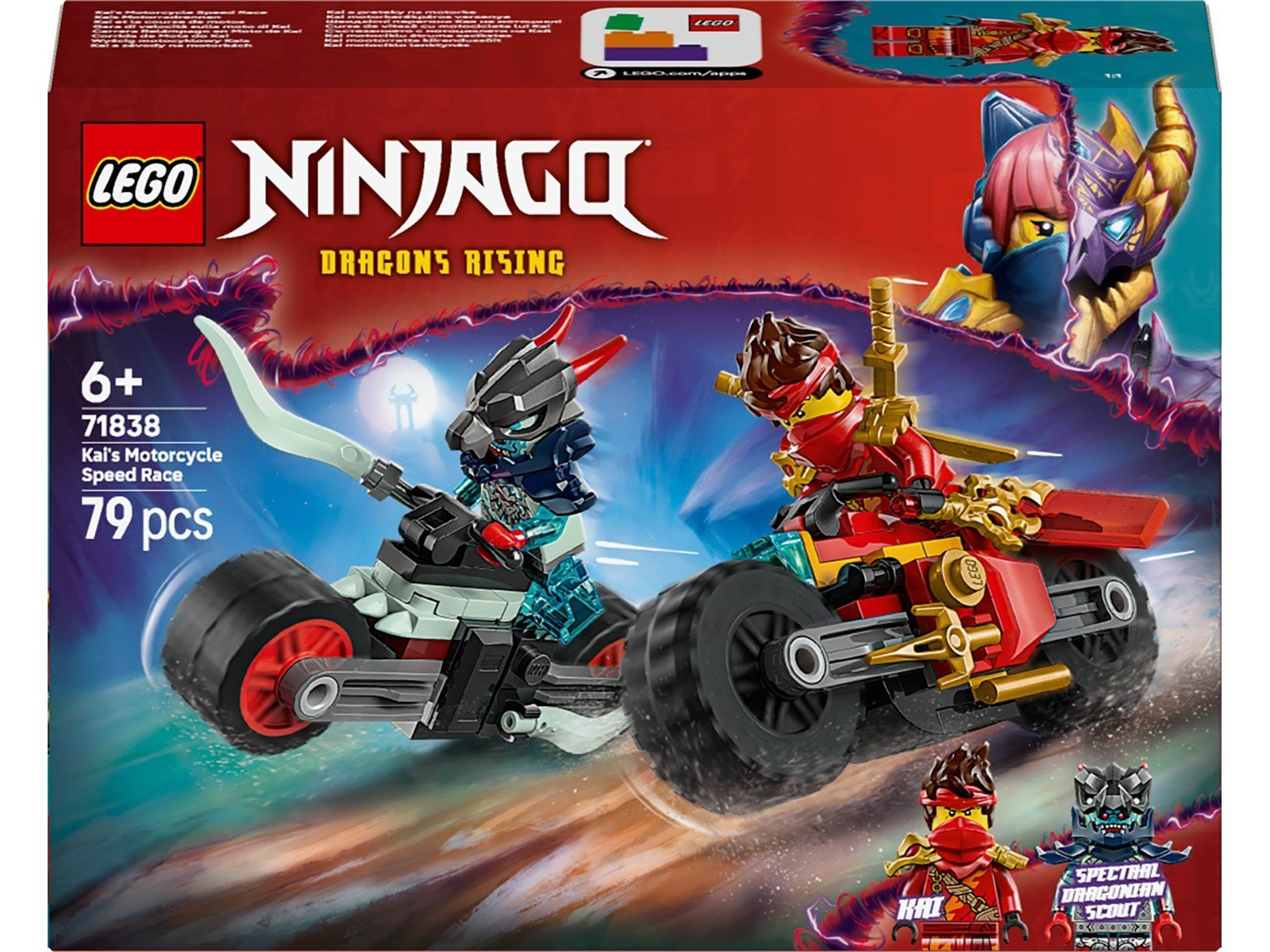 LEGO Ninjago 71838 Kais Motorradrennen
