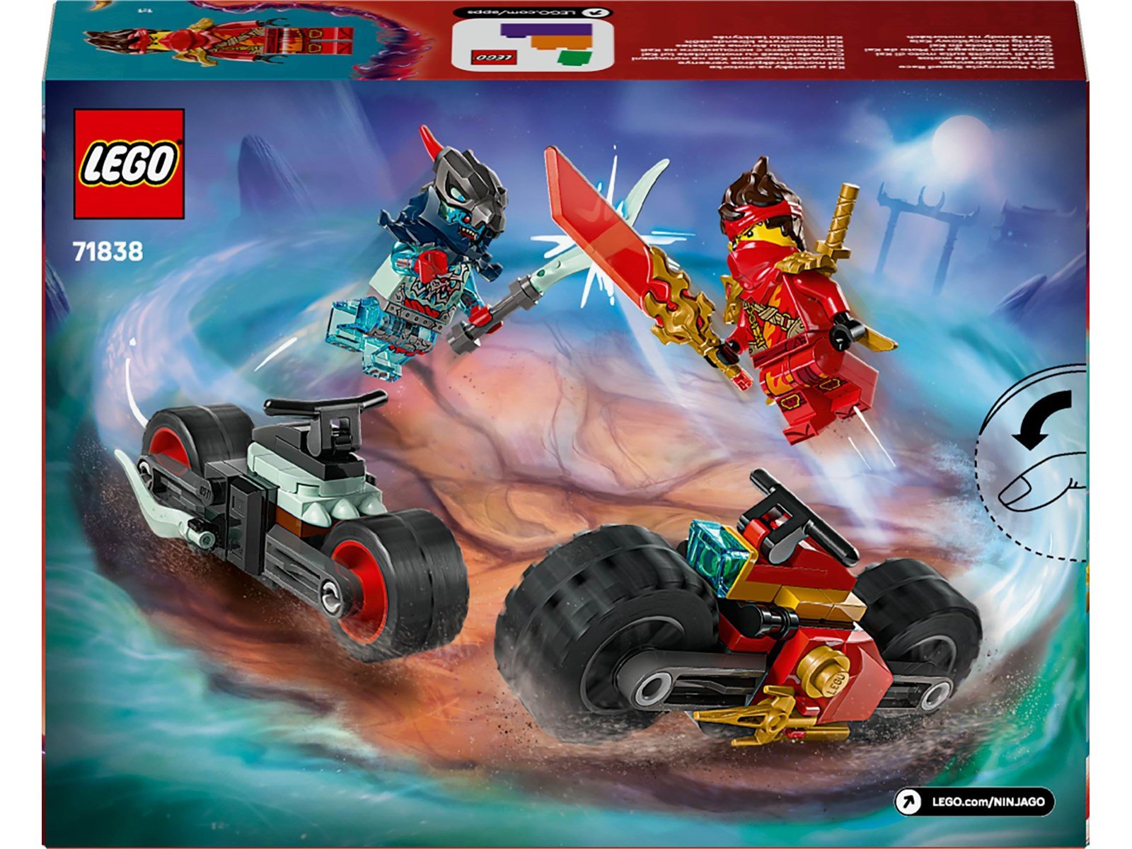 LEGO Ninjago 71838 Kais Motorradrennen
