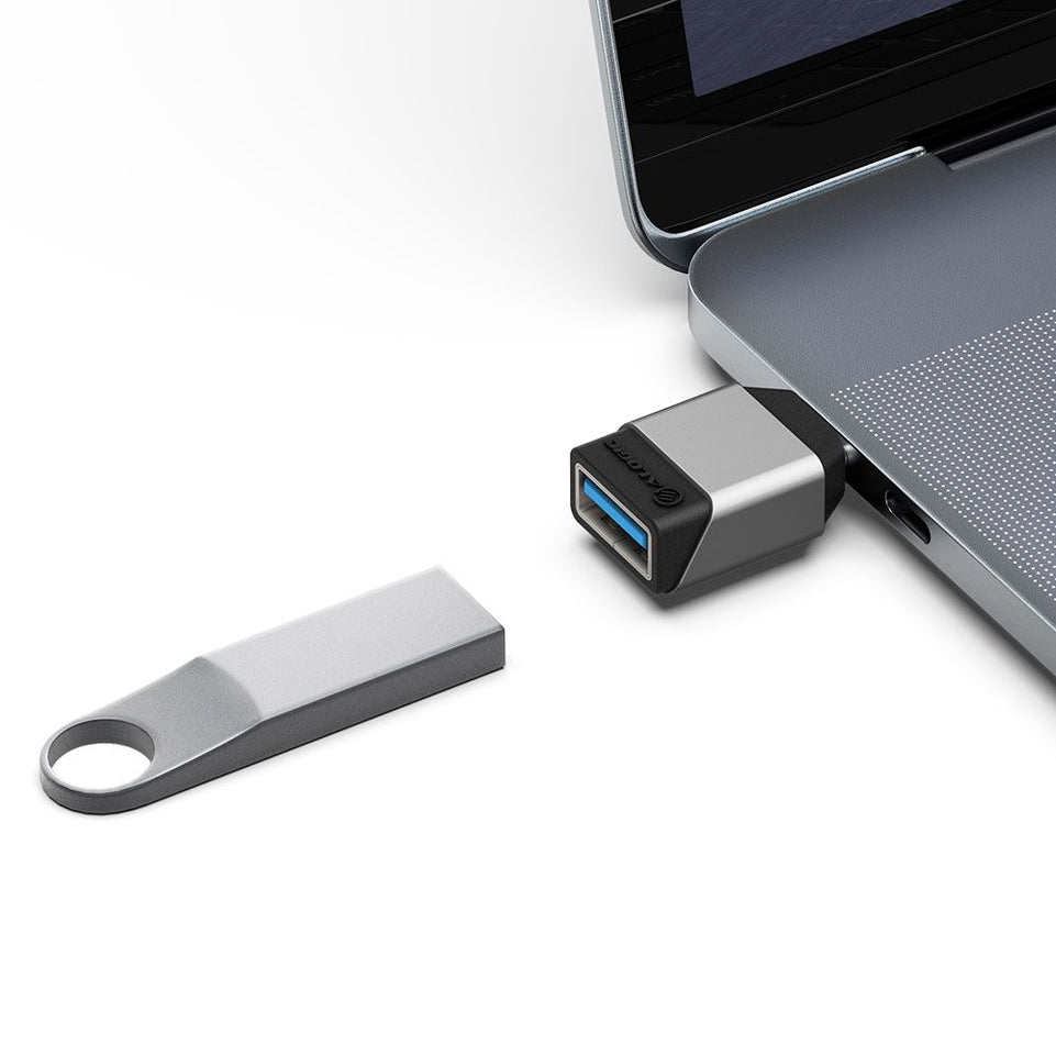 Alogic Adapter USB-C Ultra Mini -> USB-A                grau