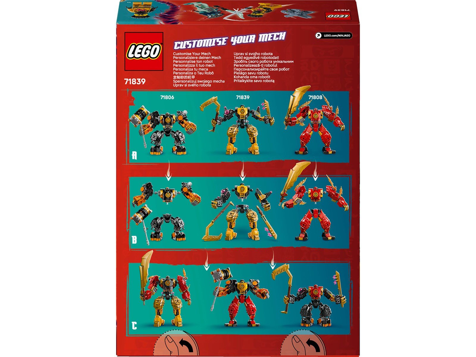 LEGO Ninjago 71839 Arins Spinjitzumech