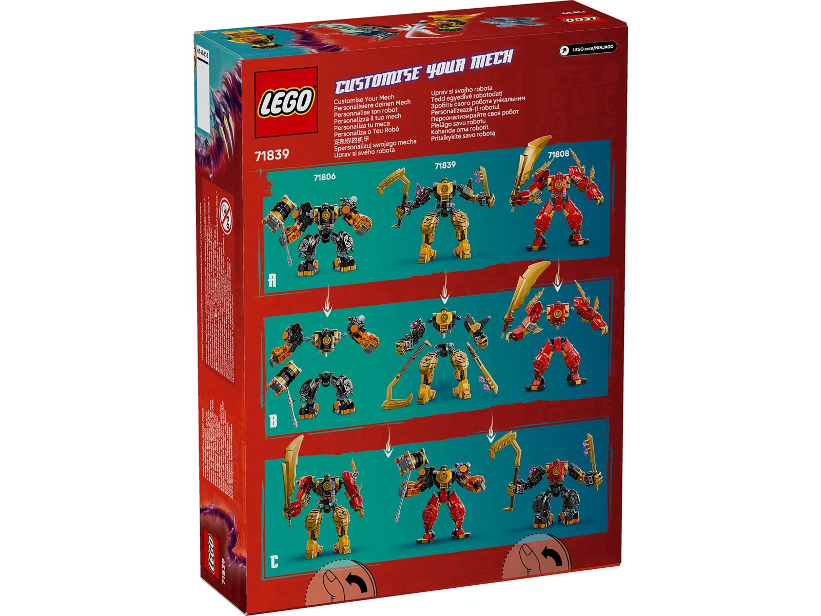LEGO Ninjago 71839 Arins Spinjitzumech