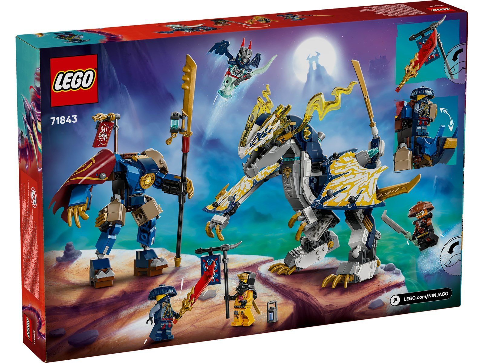 LEGO Ninjago 71843 Rogues Mech-Drachenreiter