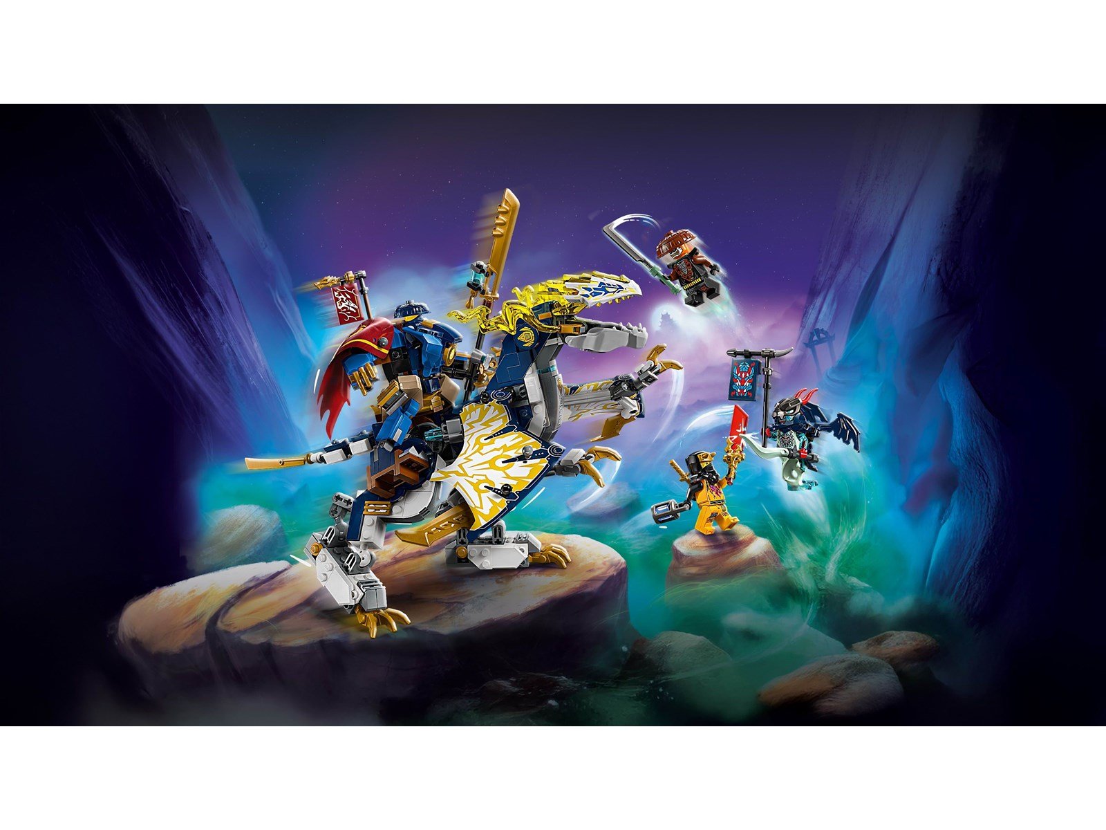 LEGO Ninjago 71843 Rogues Mech-Drachenreiter