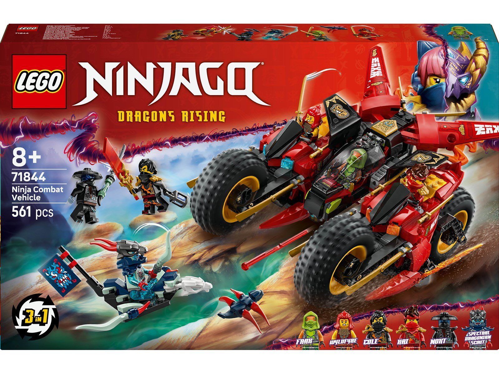 LEGO Ninjago 71844 Ninja-Actionflitzer