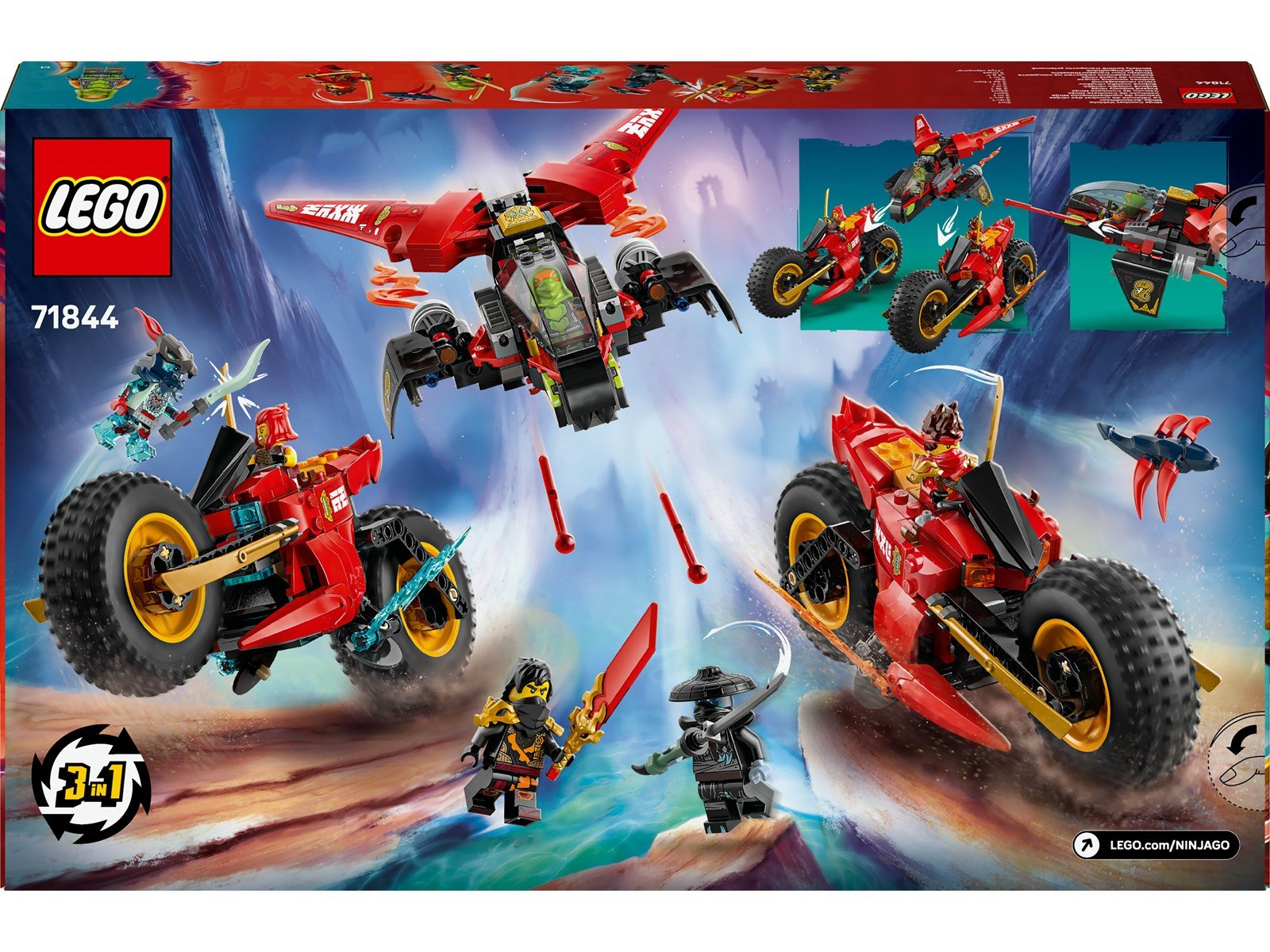 LEGO Ninjago 71844 Ninja-Actionflitzer