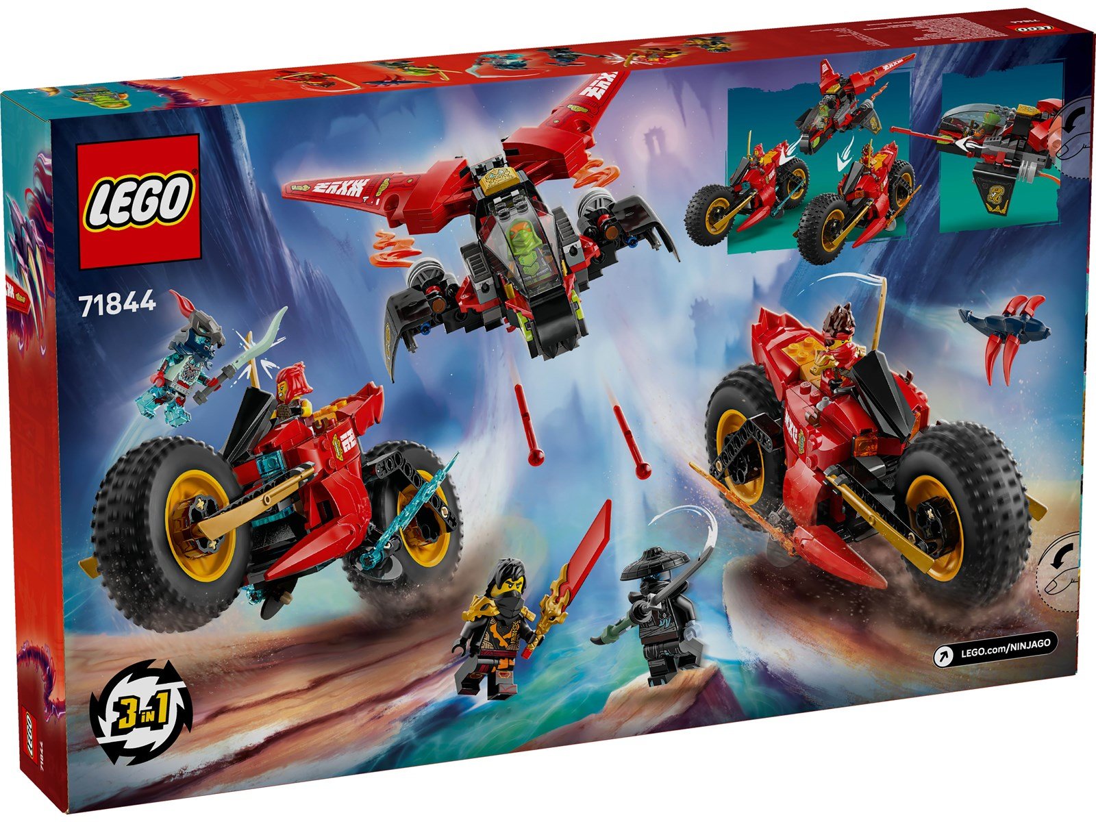 LEGO Ninjago 71844 Ninja-Actionflitzer