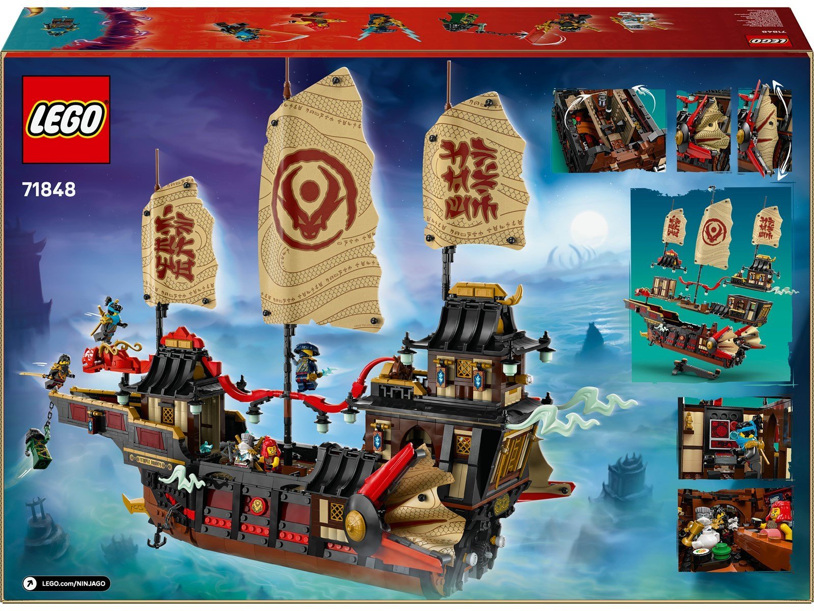 LEGO Ninjago 71848 Der Tempel-Flugsegler