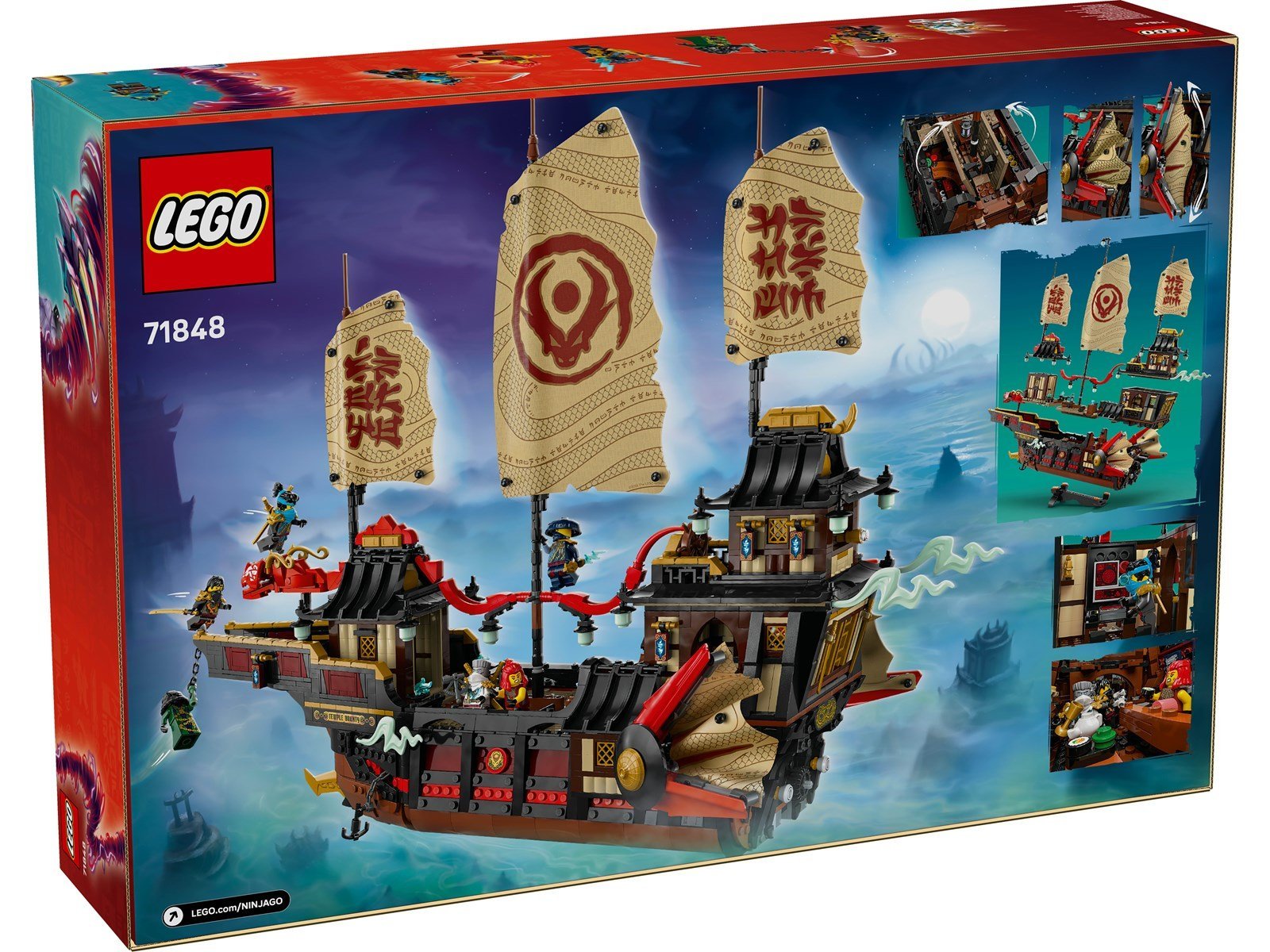 LEGO Ninjago 71848 Der Tempel-Flugsegler